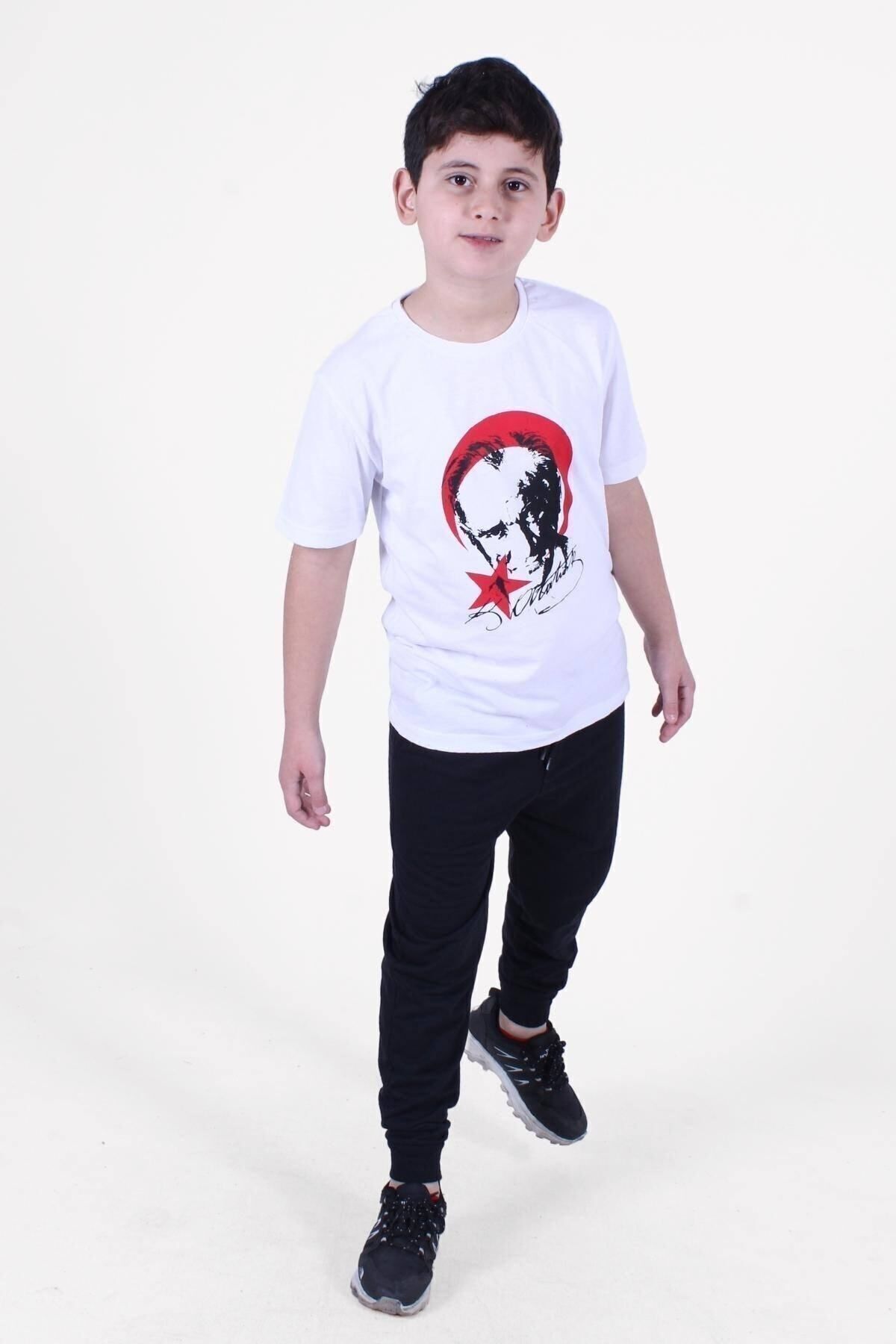 FYK KİDS-Ataturk Printed and Signed Unisexs Set 4