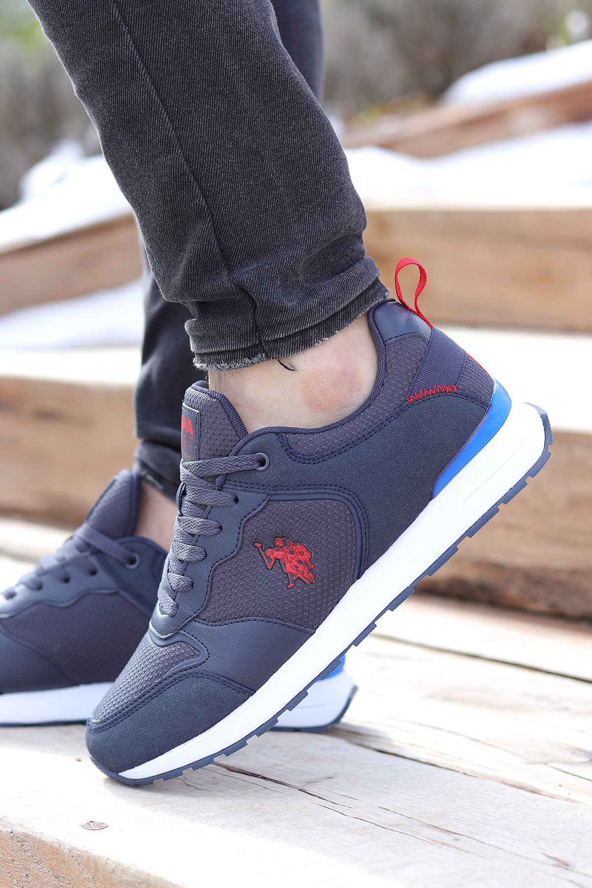 راحتی، راحت، زیره راحت، کتانی مردانه غیررسمی، کفش ورزشی، خاکستری