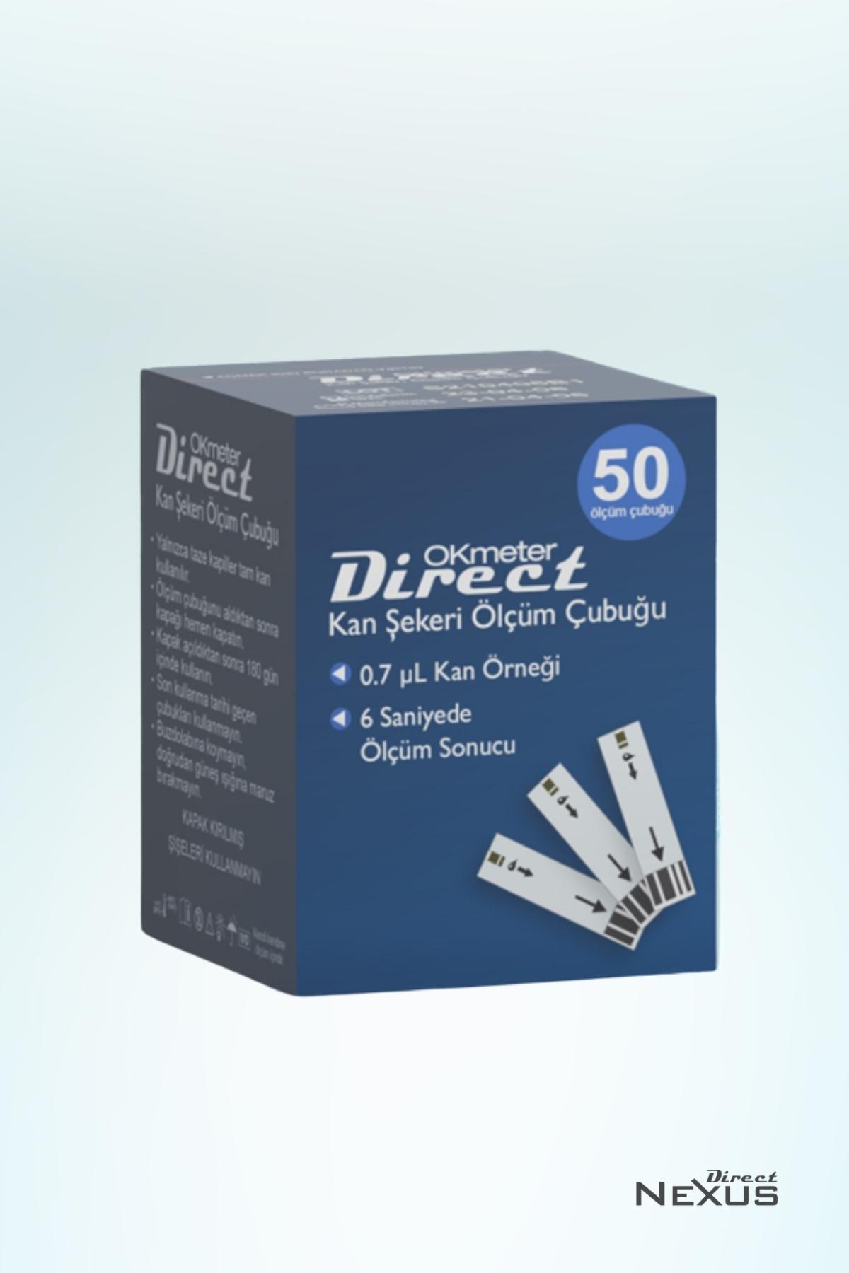 Direct Kan Şeker Ölçüm Çubuğu Stribi