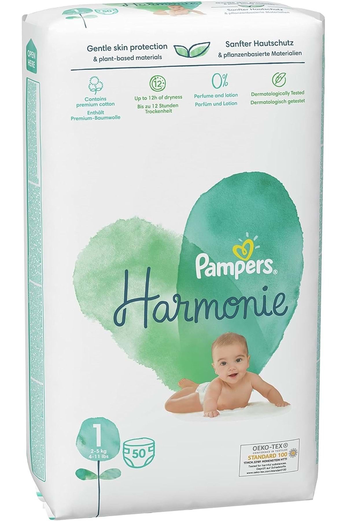 Prima Pampers Harmonie Baby Diapers Size: 1 (2-5kg) Newborn 200 Pieces ...