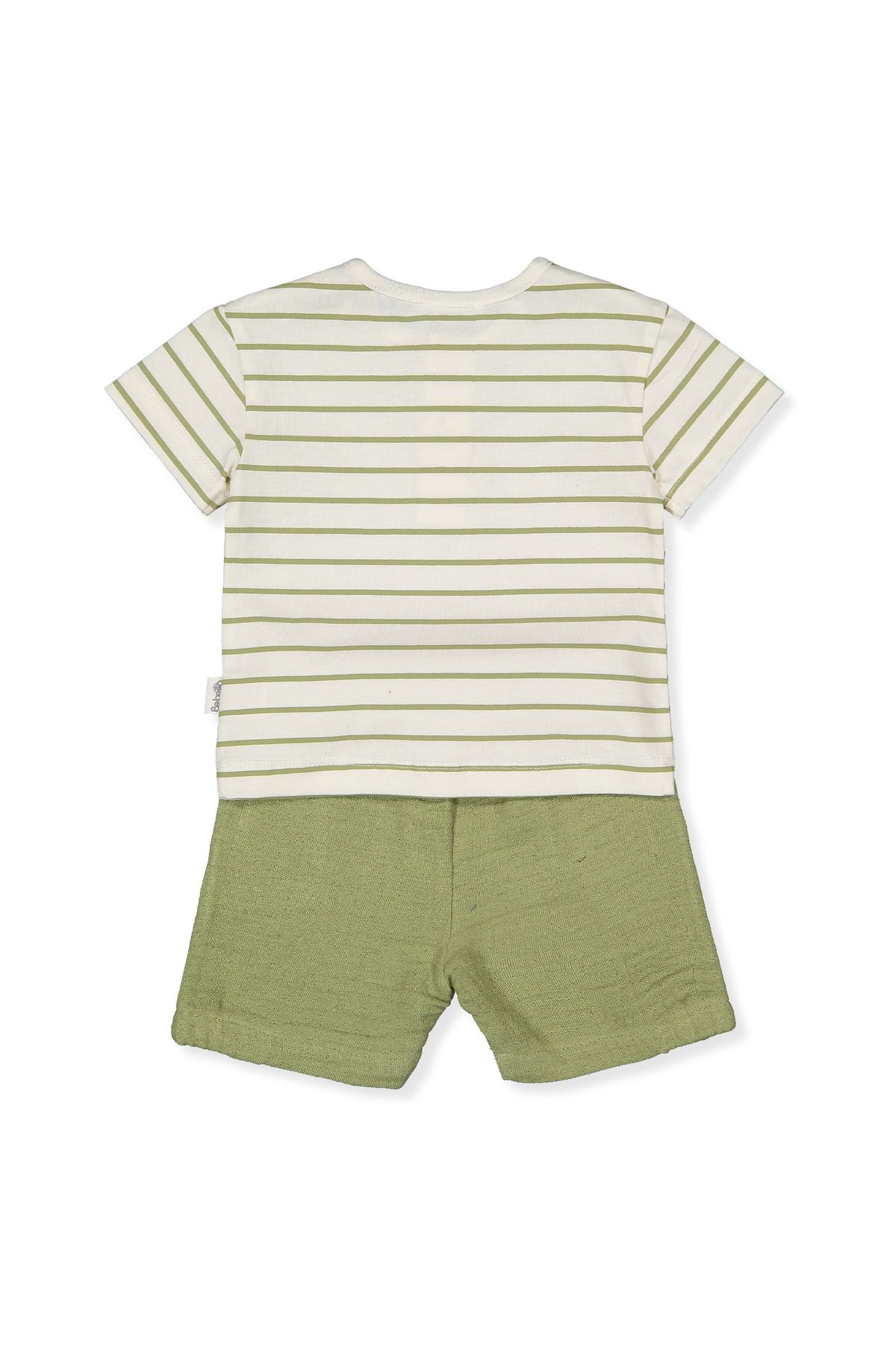Bebetto-Linen Muslin Shorts 2-Piece Set (Favorite Song) K4729 3