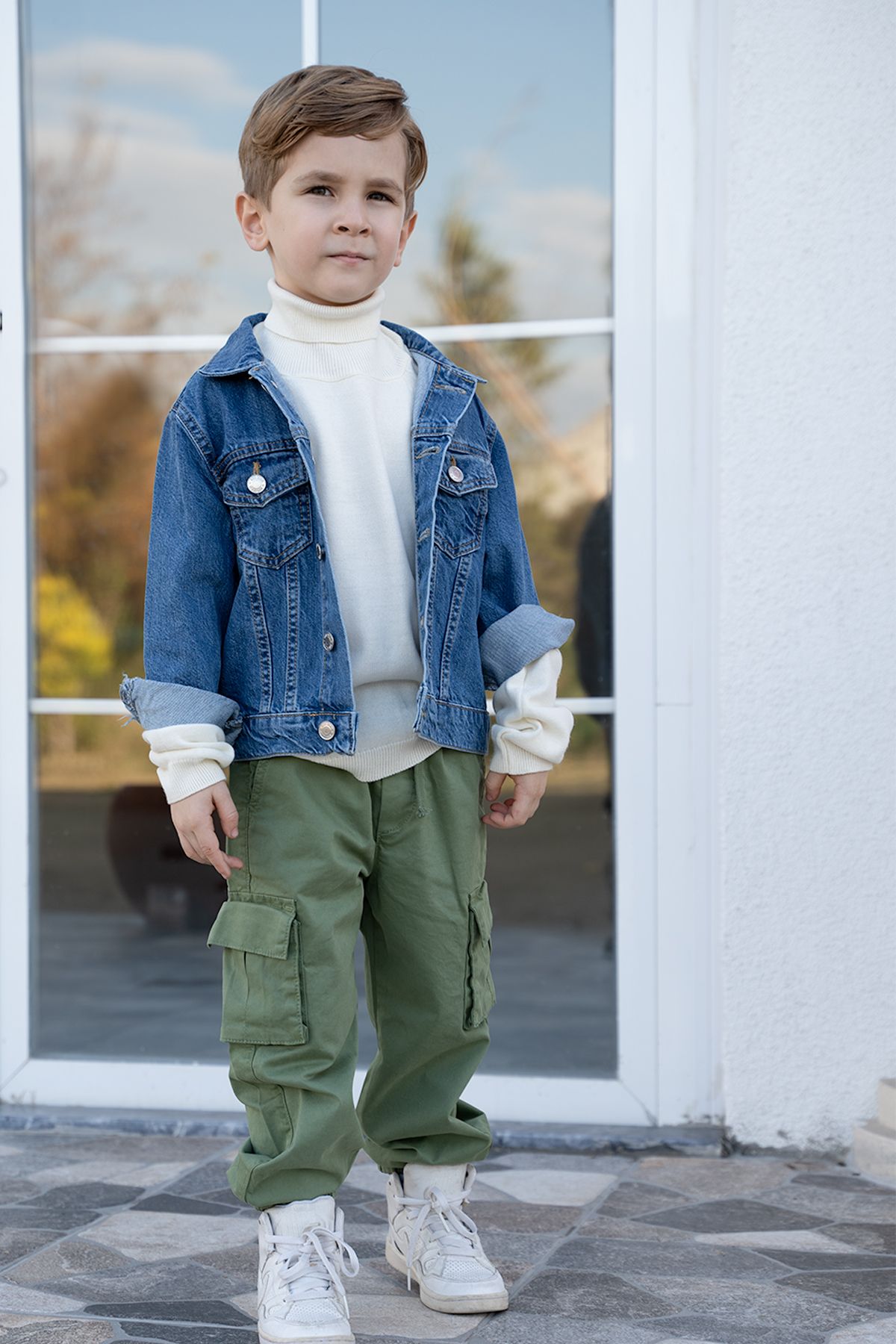 Catz Kids-Cagla Gabardine Cargo Pants 4