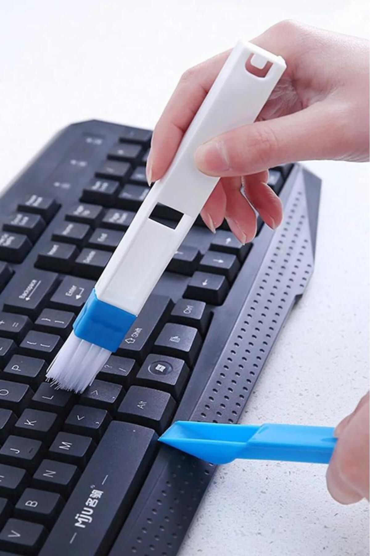 jetfast-1Pc Multifunction Computer Cleaning Brush - with Keyboard Window, Cooker, Corner Dust Shovel 3