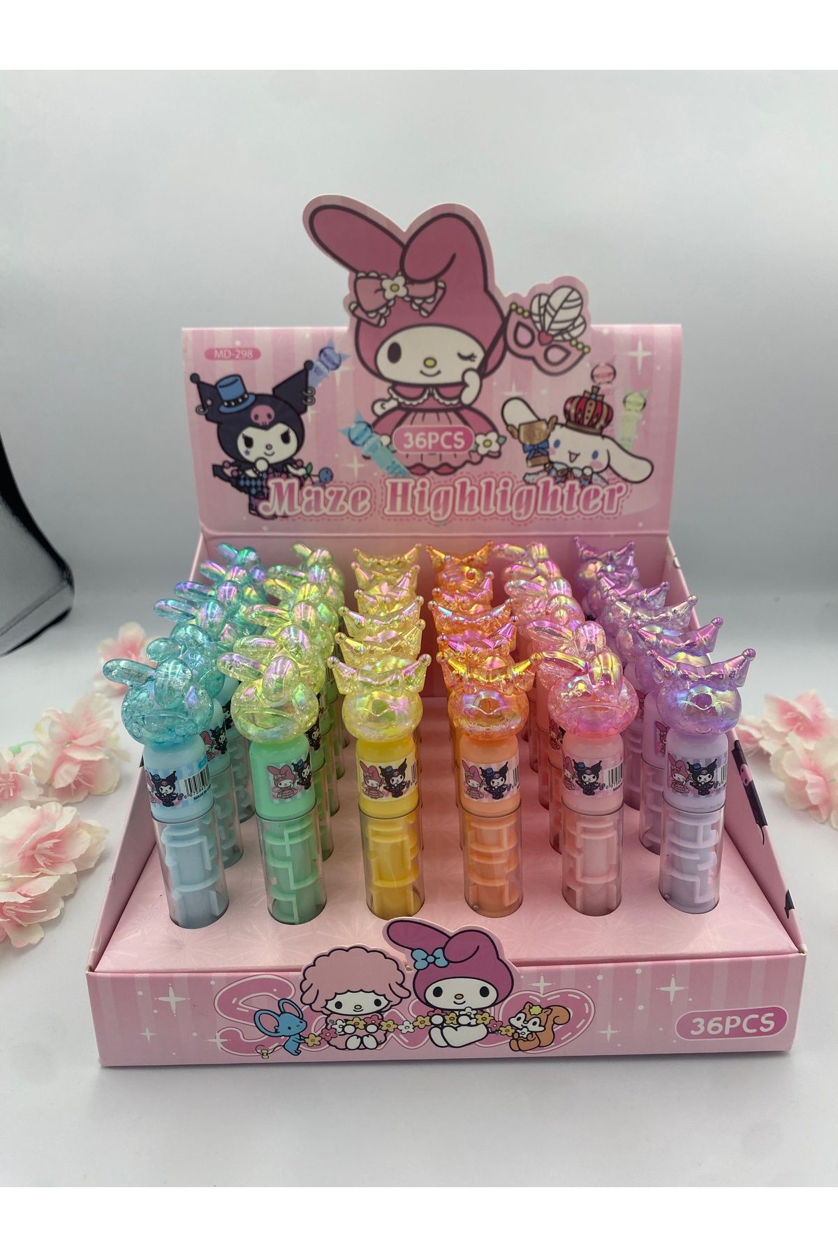 İnci-Sanrio Labyrinth - Highlighter Game Pen: Kuromi Mymelody 1 Piece 1