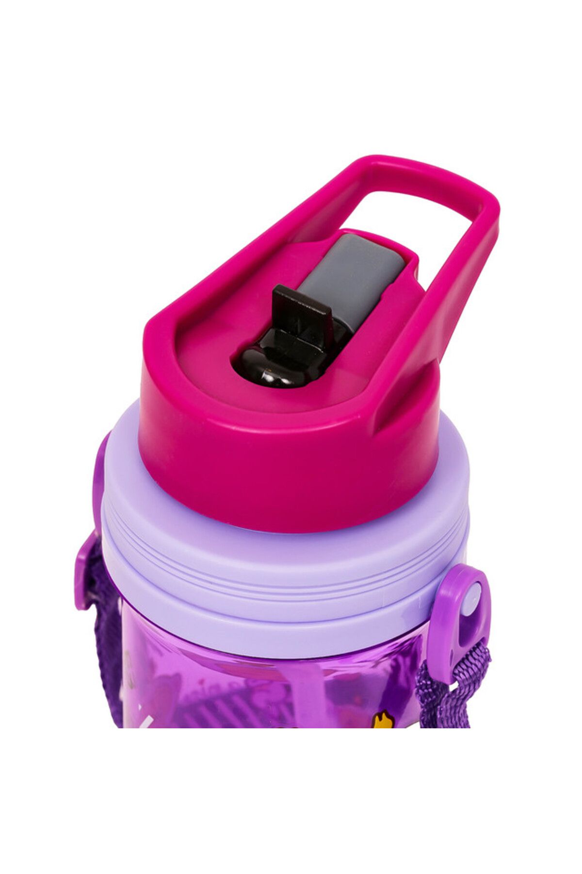 Eazy Kids-Water Bottle 500ml wt Straw - Purple 3