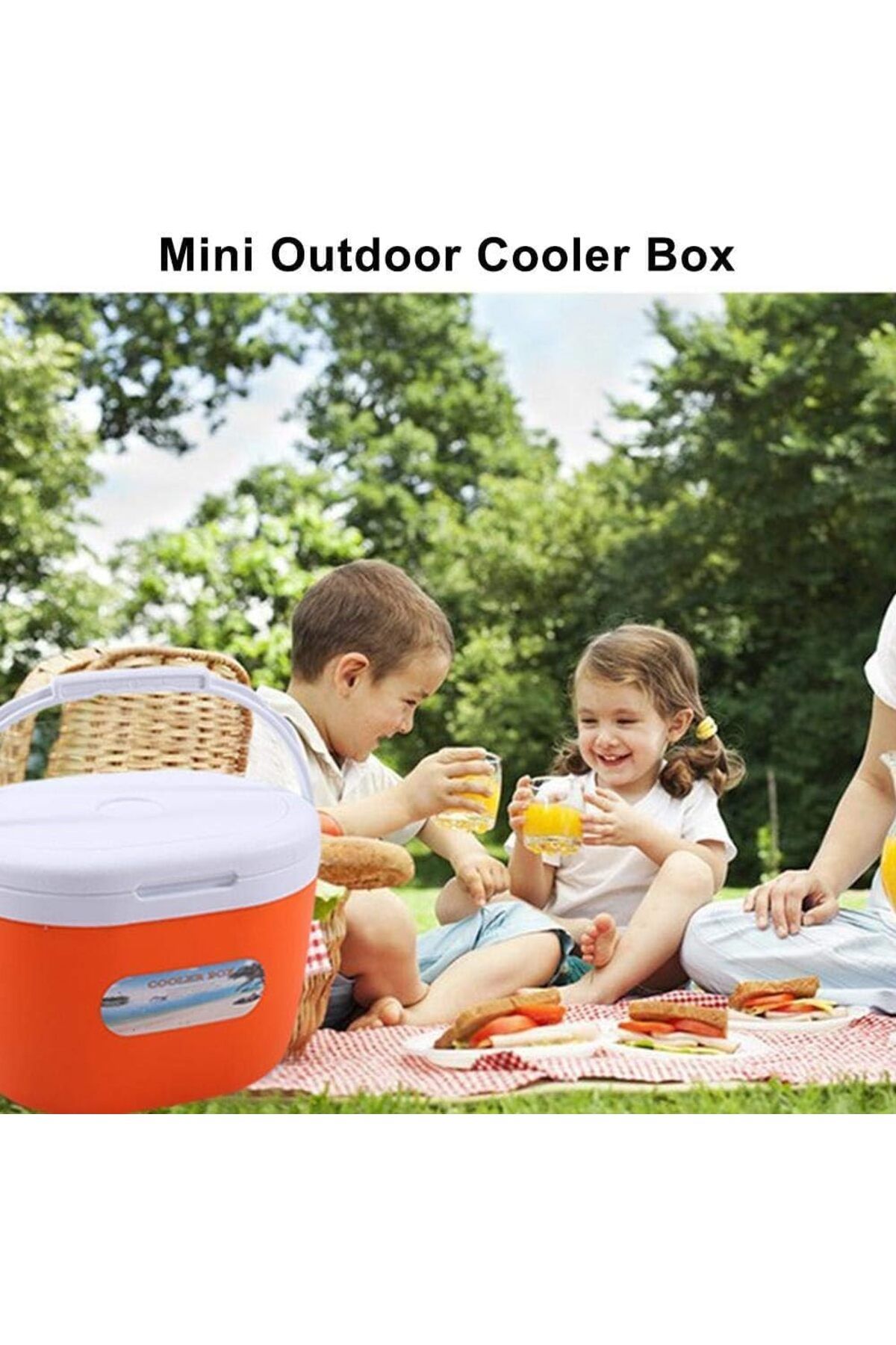 mastergold-3 Piece Picnic Ice Box Set 6L - 14L - 28L | Plastic Cooler Box Keep Cold for Keeping Food Iced 4