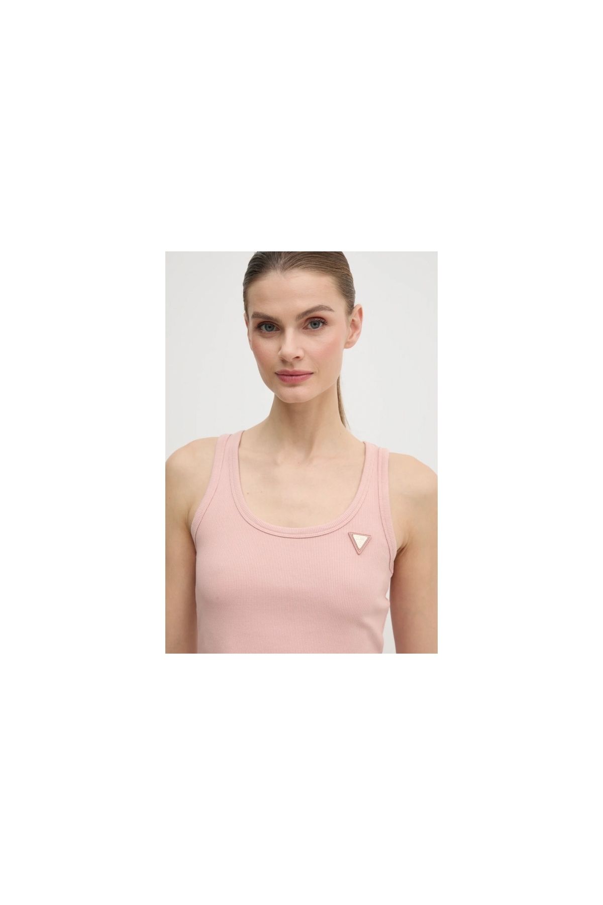 Guess-Colette Rib Crop Tan 3