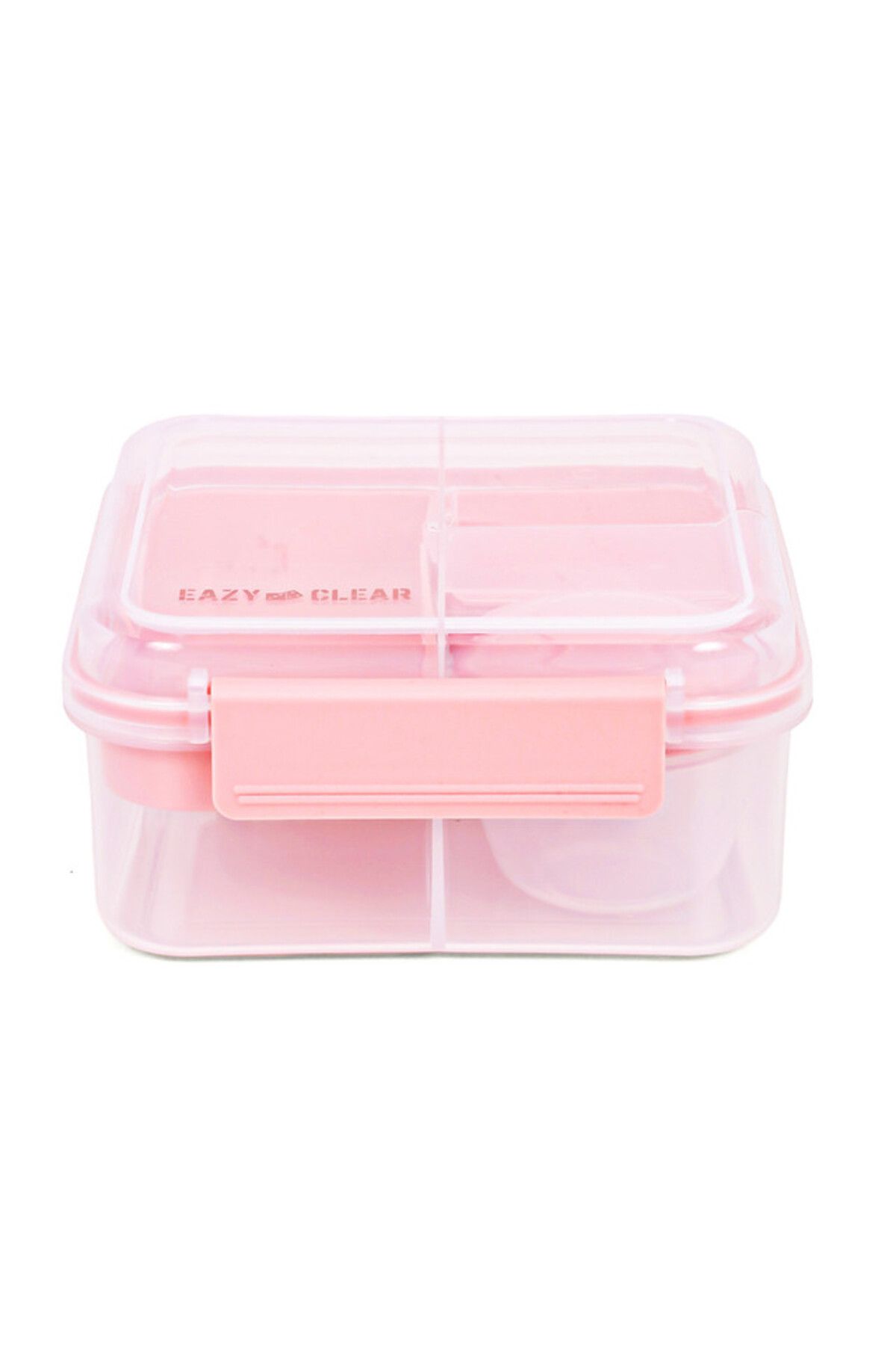 Eazy Kids-3/4/5 Compartment Convertible 1250ml Bento Lunch Box with 150ml Gravy Bowl - Pink 5