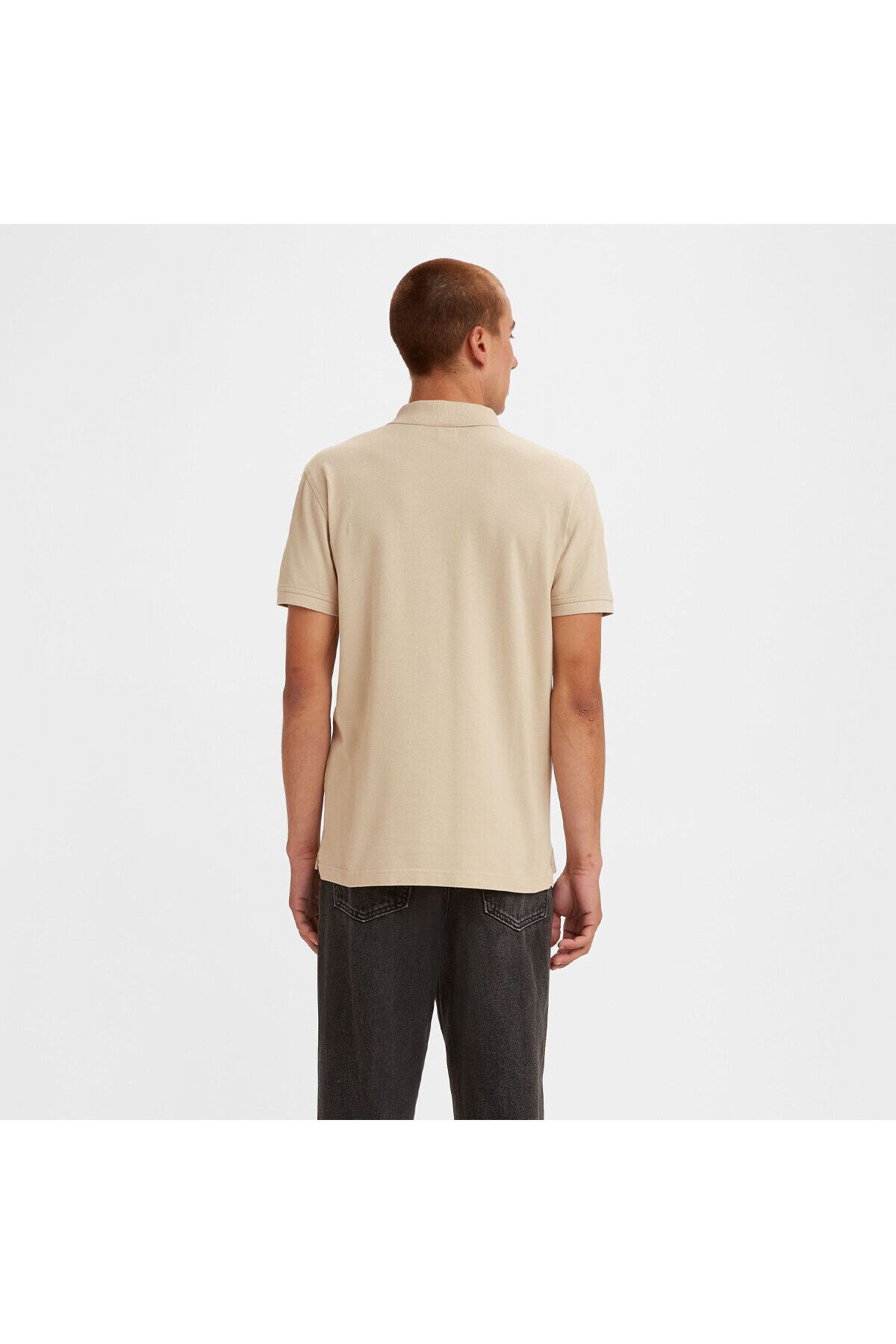 Levi's-Housemark Men's Beige Classic Lapel Polo T-Shirt A6332-0007 2