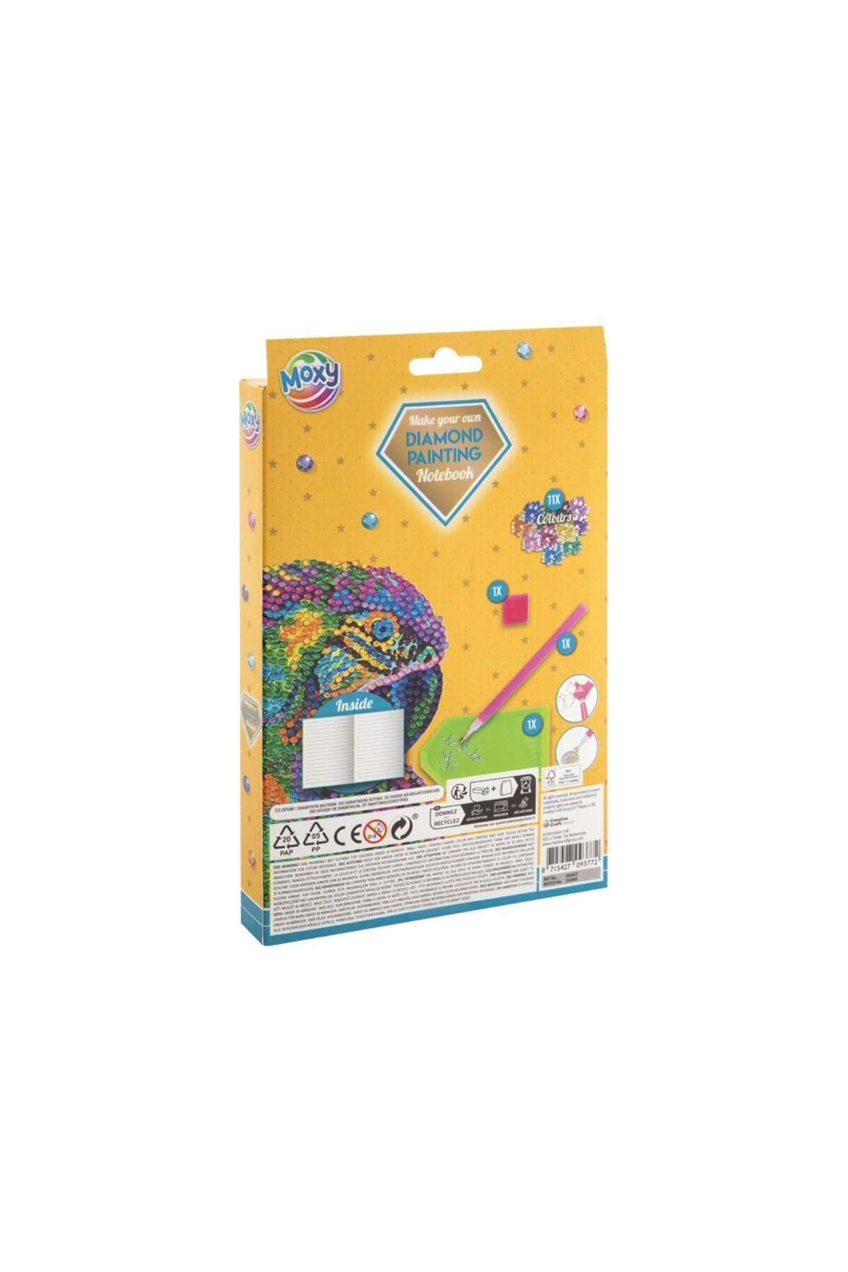 Moxy-Creative DIY set, Diamond Painting Diary, Owl, A5 2