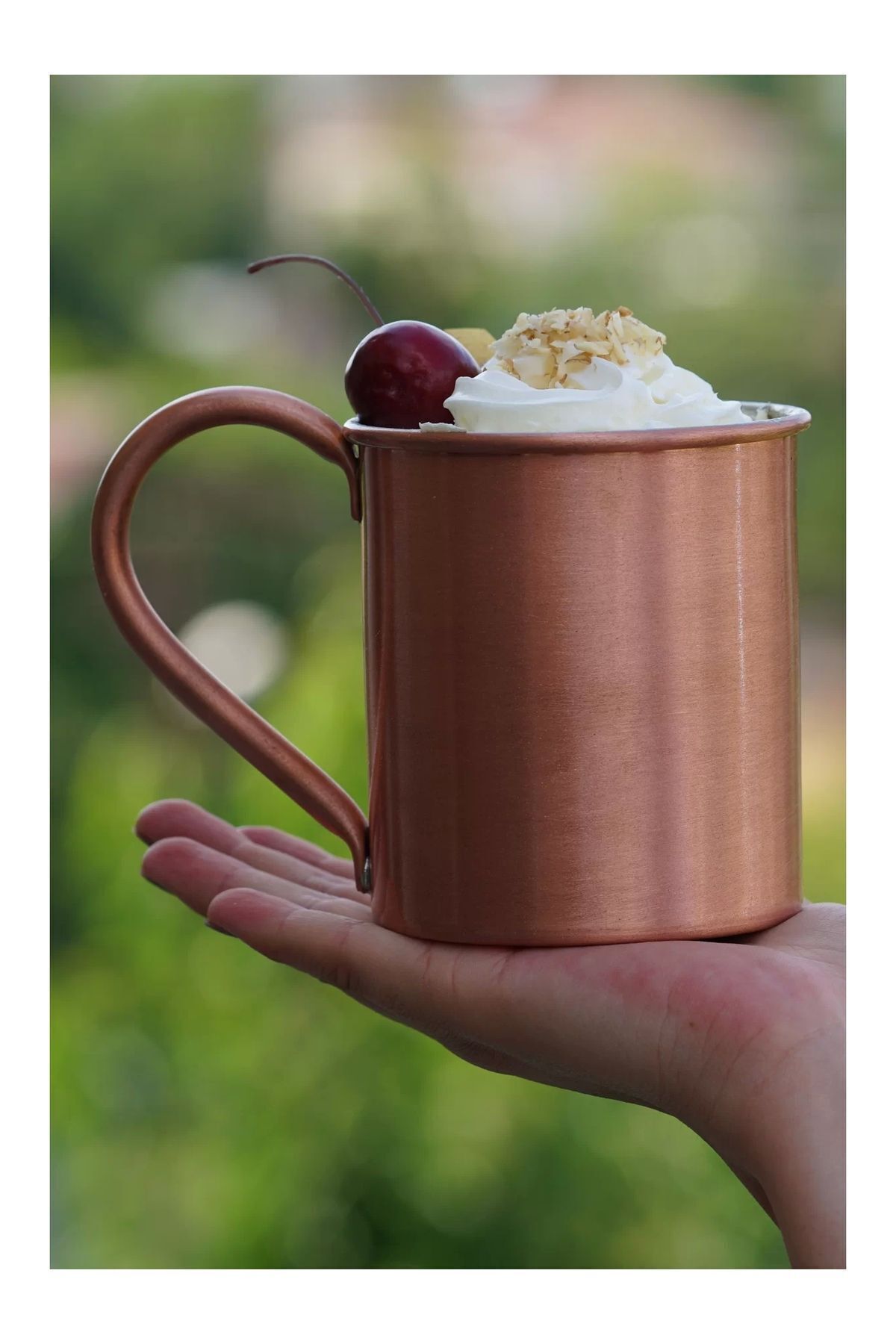 Bakır Concept-Copper Mug Cup Flat Model Matte Copper Color 500 ml Set of 2 4