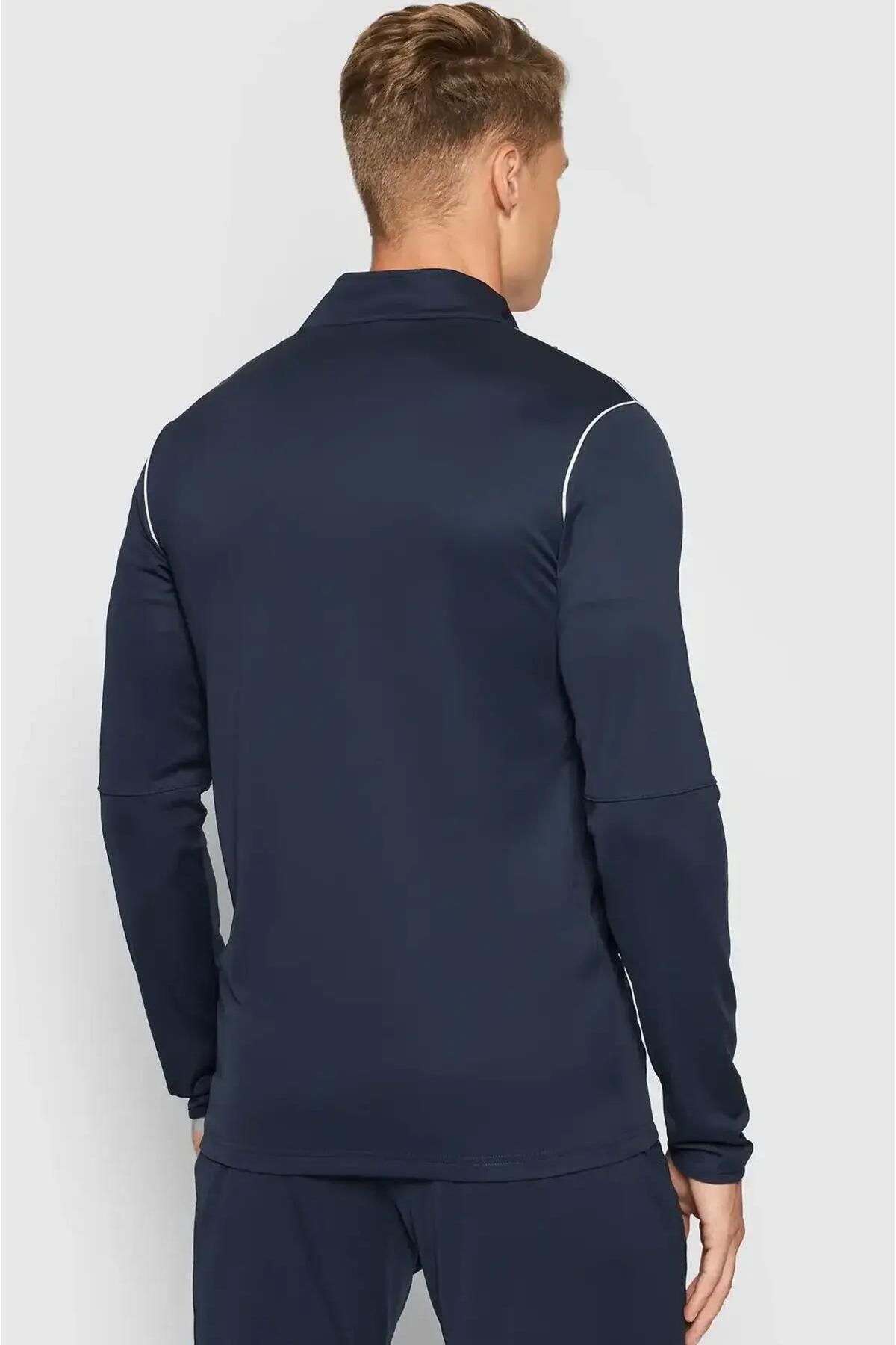 Nike-Dri-Fit Park 20 Track Jacket Navy Mesh Fabric Men's Sports Jacket 3