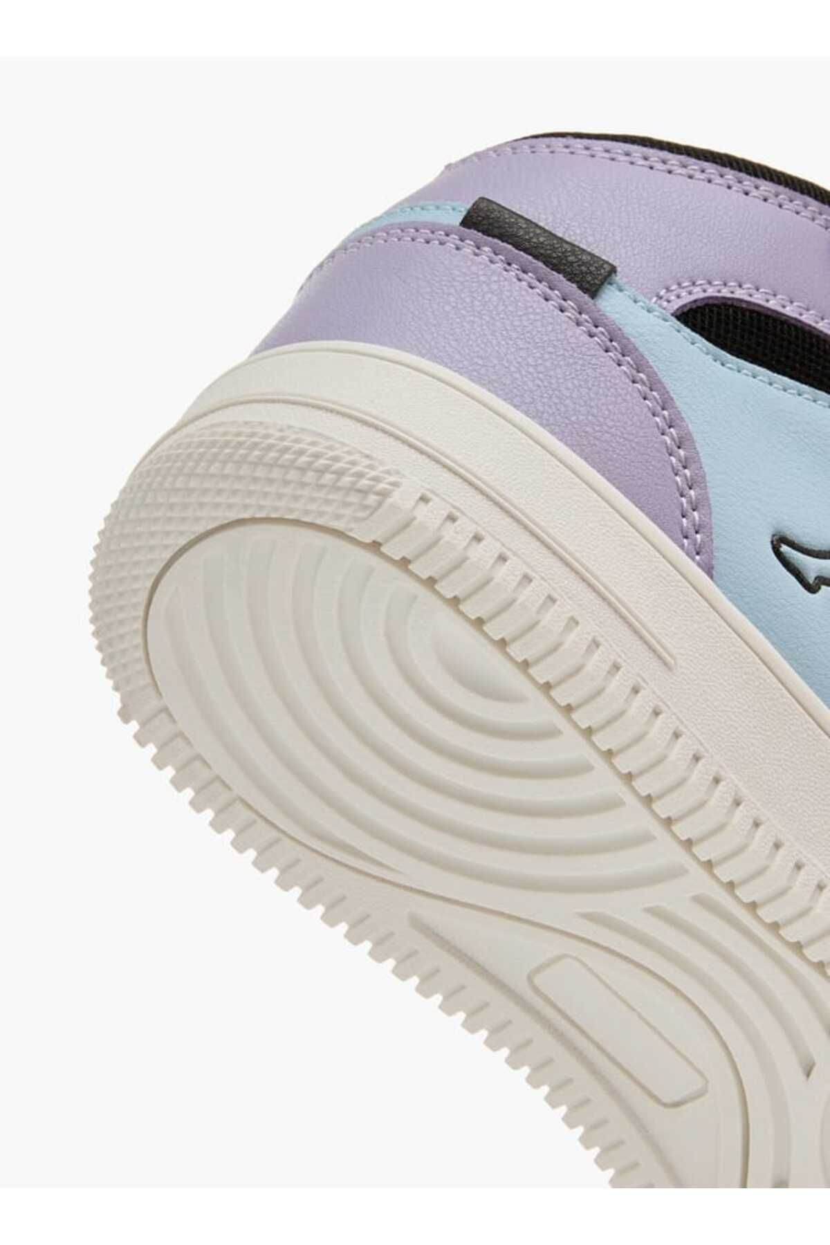Kappa-Girls' Colourblock Sneakers with Hook and Loop Closure 5