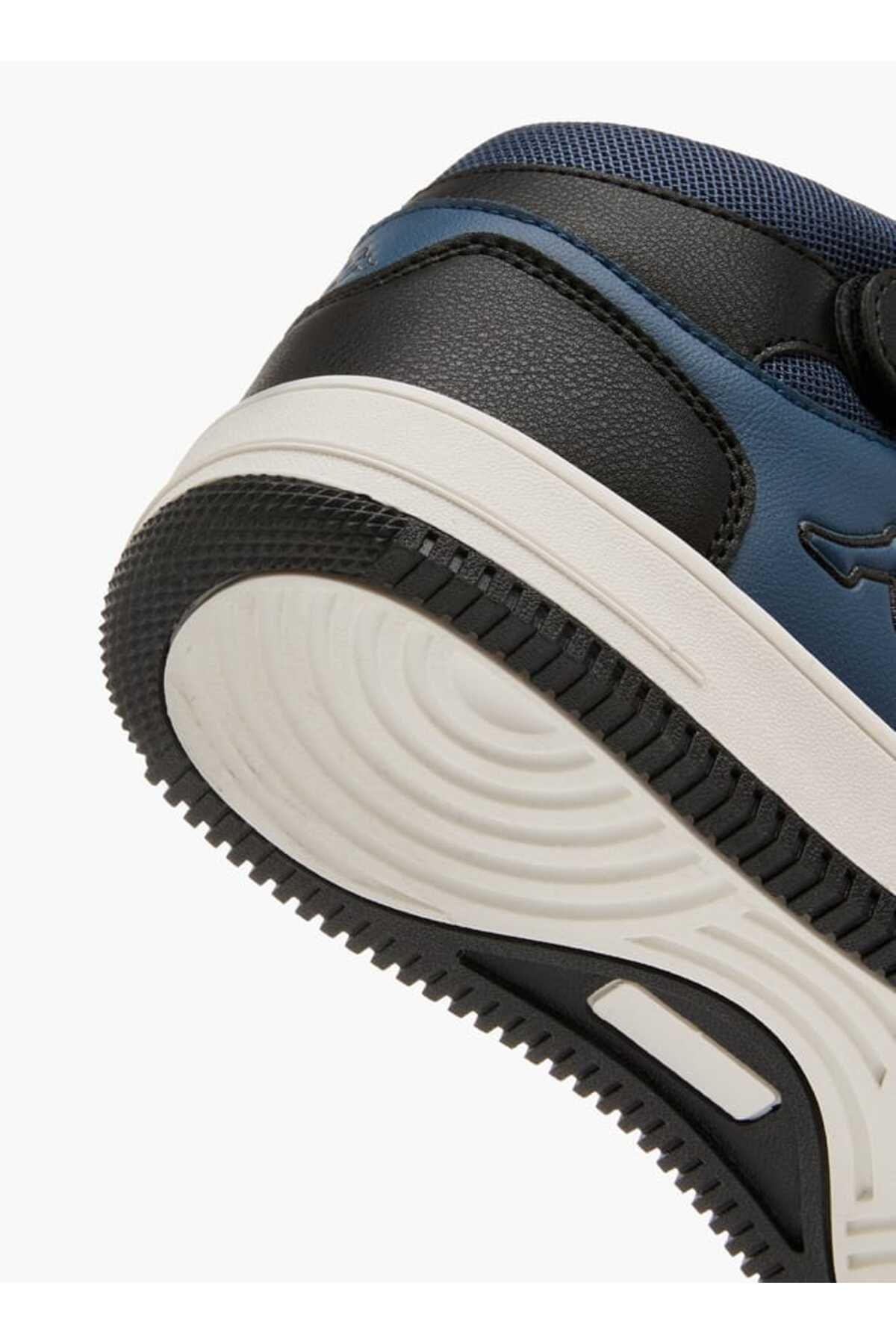 Kappa-Boys' Colourblock Sneakers with Hook and Loop Closure 5