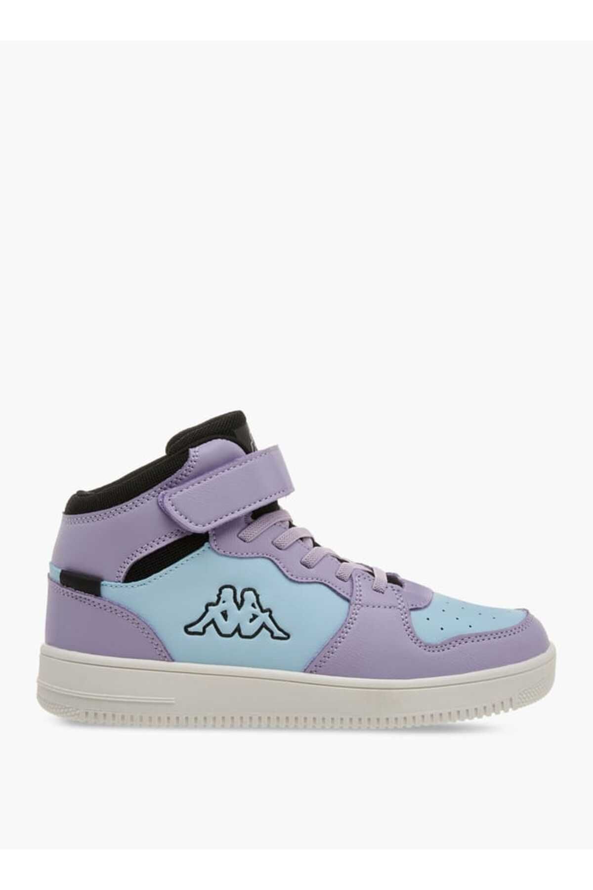 Kappa-Girls' Colourblock Sneakers with Hook and Loop Closure 3