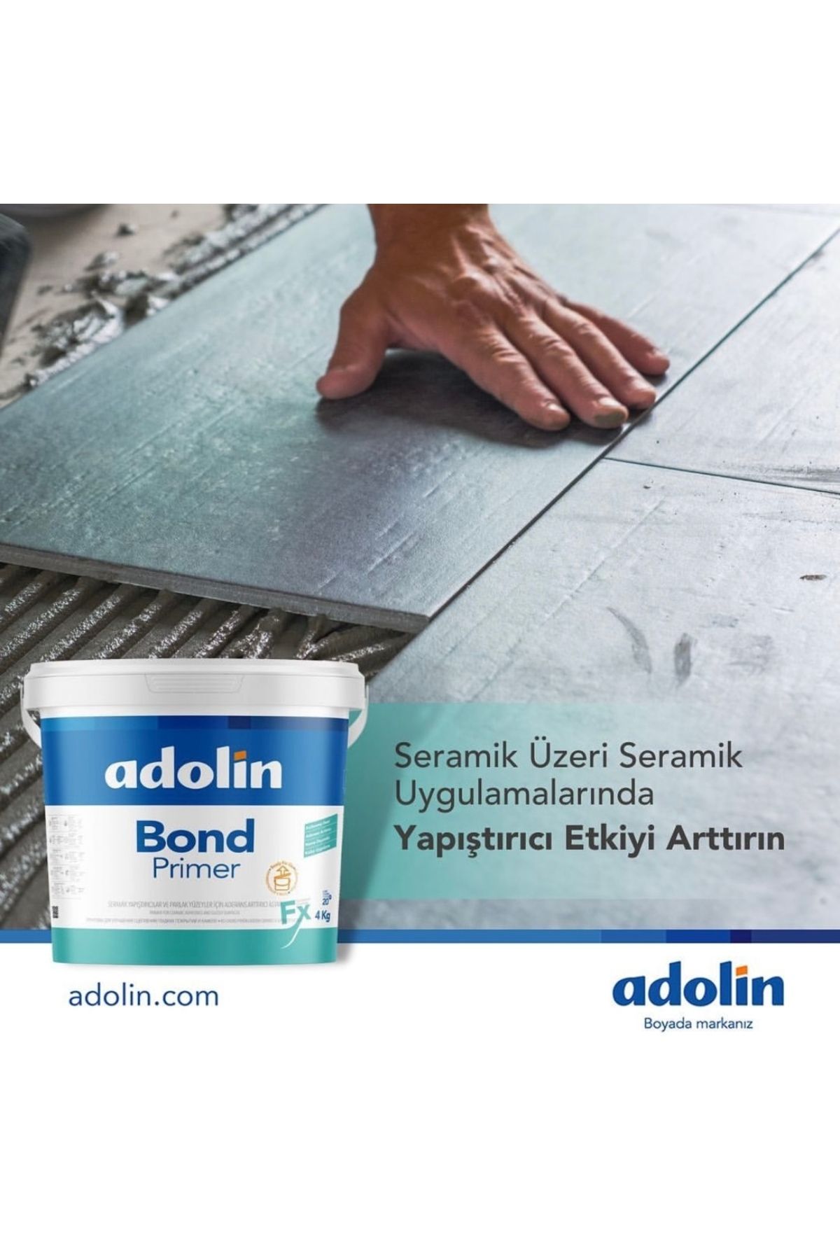 ADOLİN Adolin Bond Primer Aderans Arttırıcı Astar (3.5 KG)