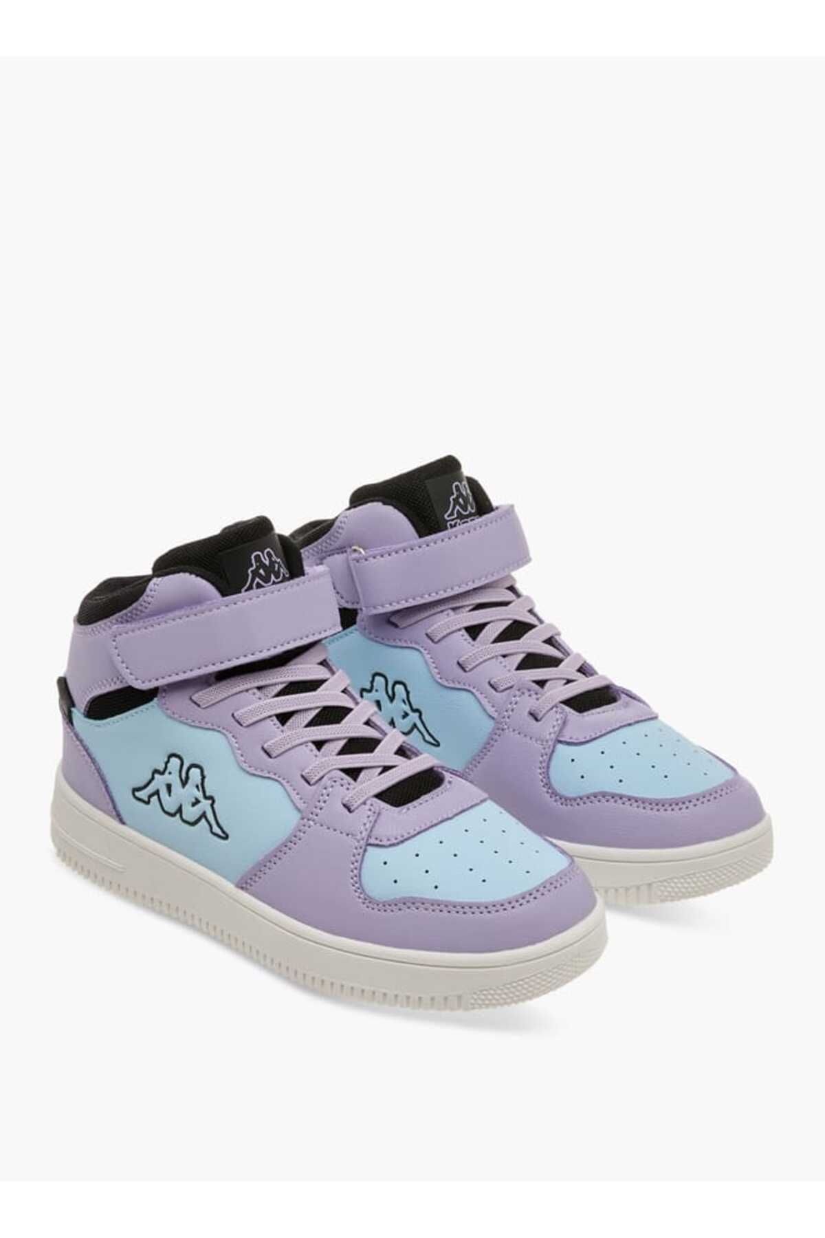 Kappa-Girls' Colourblock Sneakers with Hook and Loop Closure 1