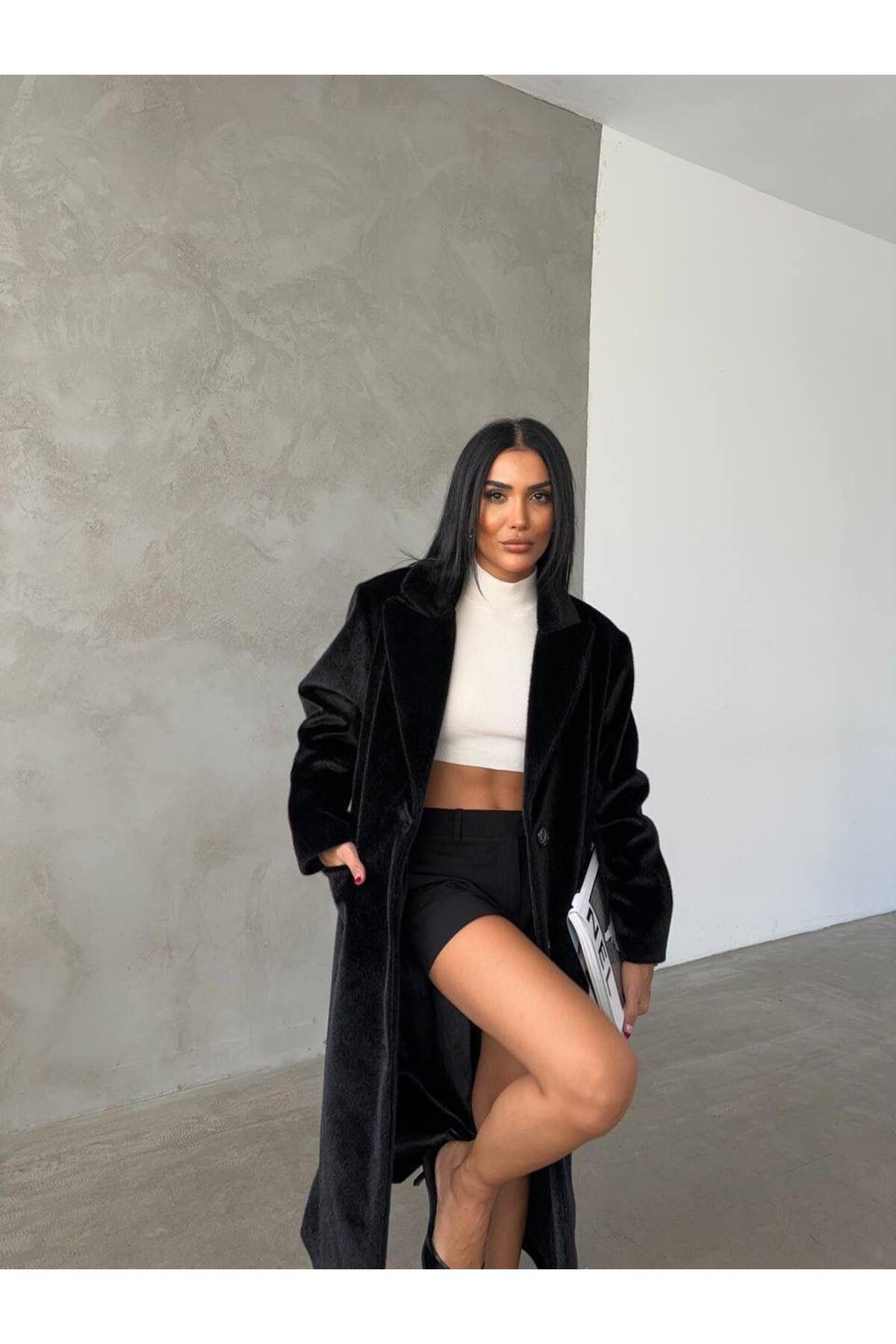 SELVİLERBUTİK  TAY TÜYÜ PALTO - Görsel 3