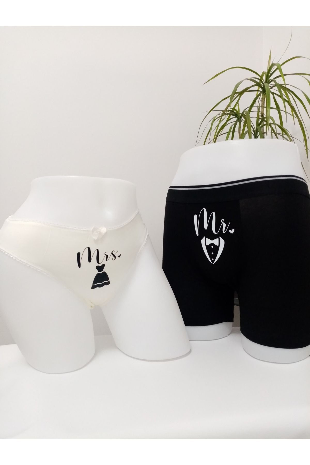 MODA-Fun Printed Couple (Boxer-Briefs) Underwear for Husband, Lover Gift for Special Occasions 1