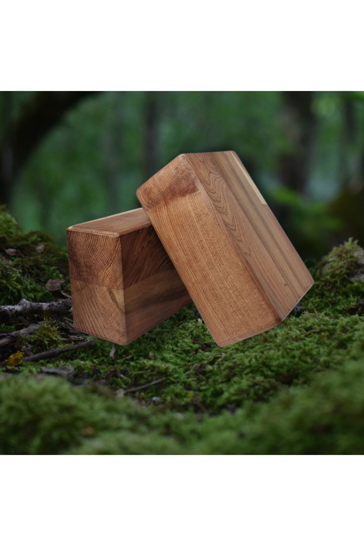 shop Yoga Blok 2'li set - Ahşaplı - Ağdaç ağaçtan üretilmiş - 10cm