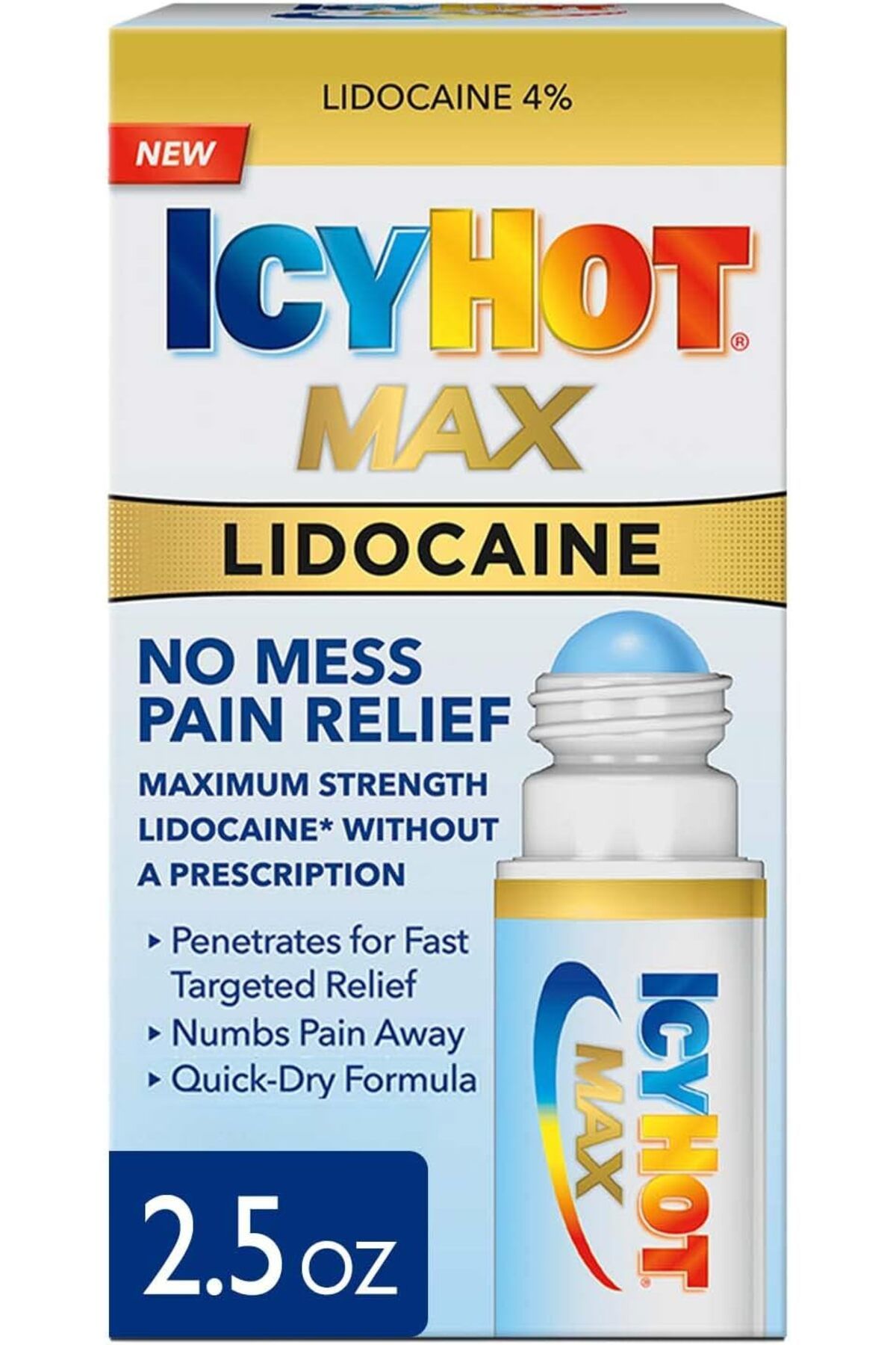 ıcyhot IcyHot Original Liquid with No Mess Roll On 73 ml