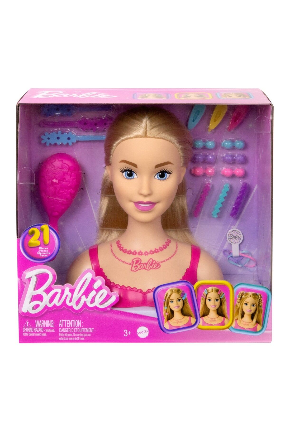 mattel Barbie Bust Barbie Beauty Model - One Size