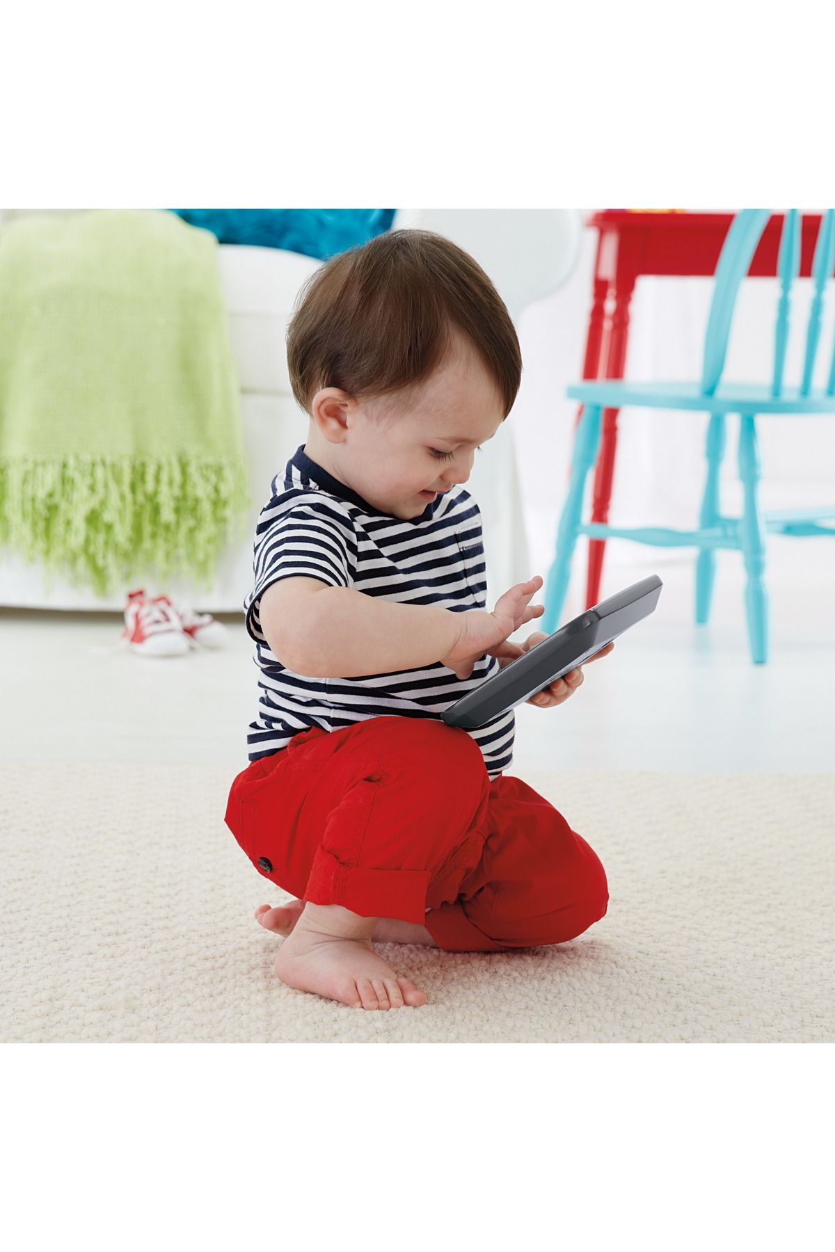 mattel-EDUCATIONAL TABLET WITH 3 LEVELS OF DEVELOPMENT IN ROMANIAN LANGUAGE FISHER PRICE 5