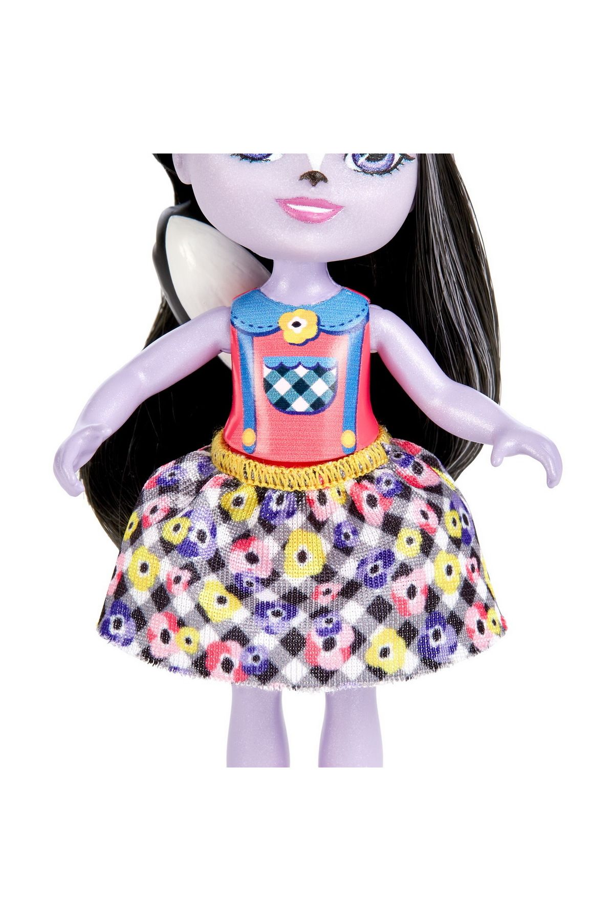 mattel-Enchantimals Sisters and Pets Doll Set Sage Skunk and Caper and Sabella Skunk and Striper 7