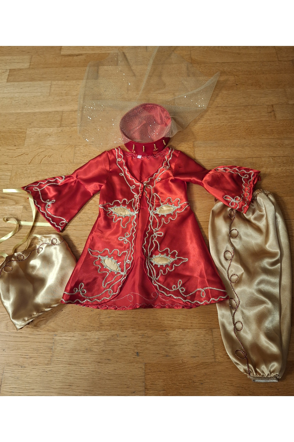 biyan collection Kız Bebek 4 Parça Çocuk Bindallı Mevlüt Kına Takımı Kınalık 6 Ay Kınası Kostümü Bebek Doğum Hediyesi fotoğrafı 7 (önizleme)