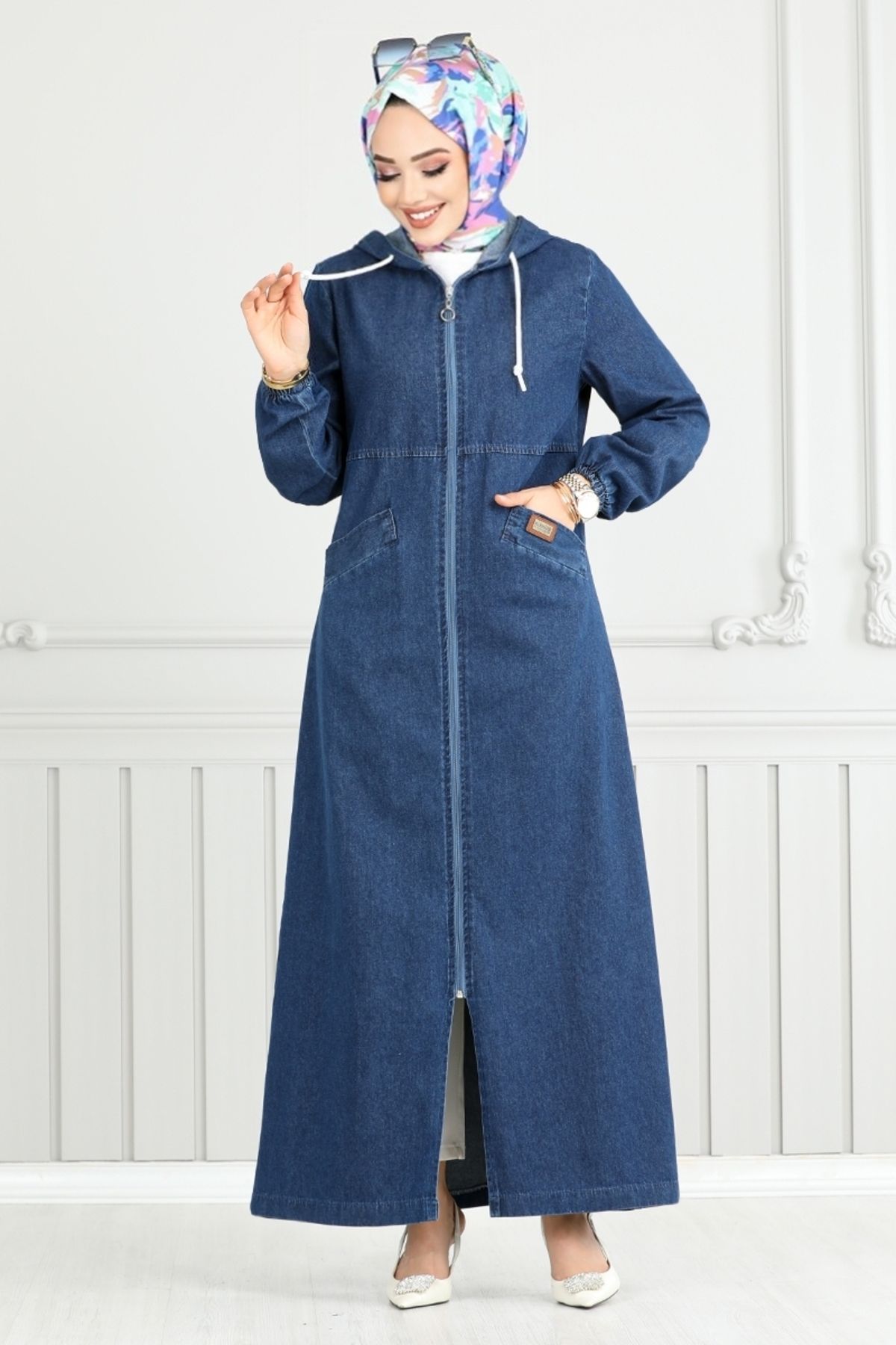 ModaMerve-318MSS941-M Jeans bestickte Hose 3