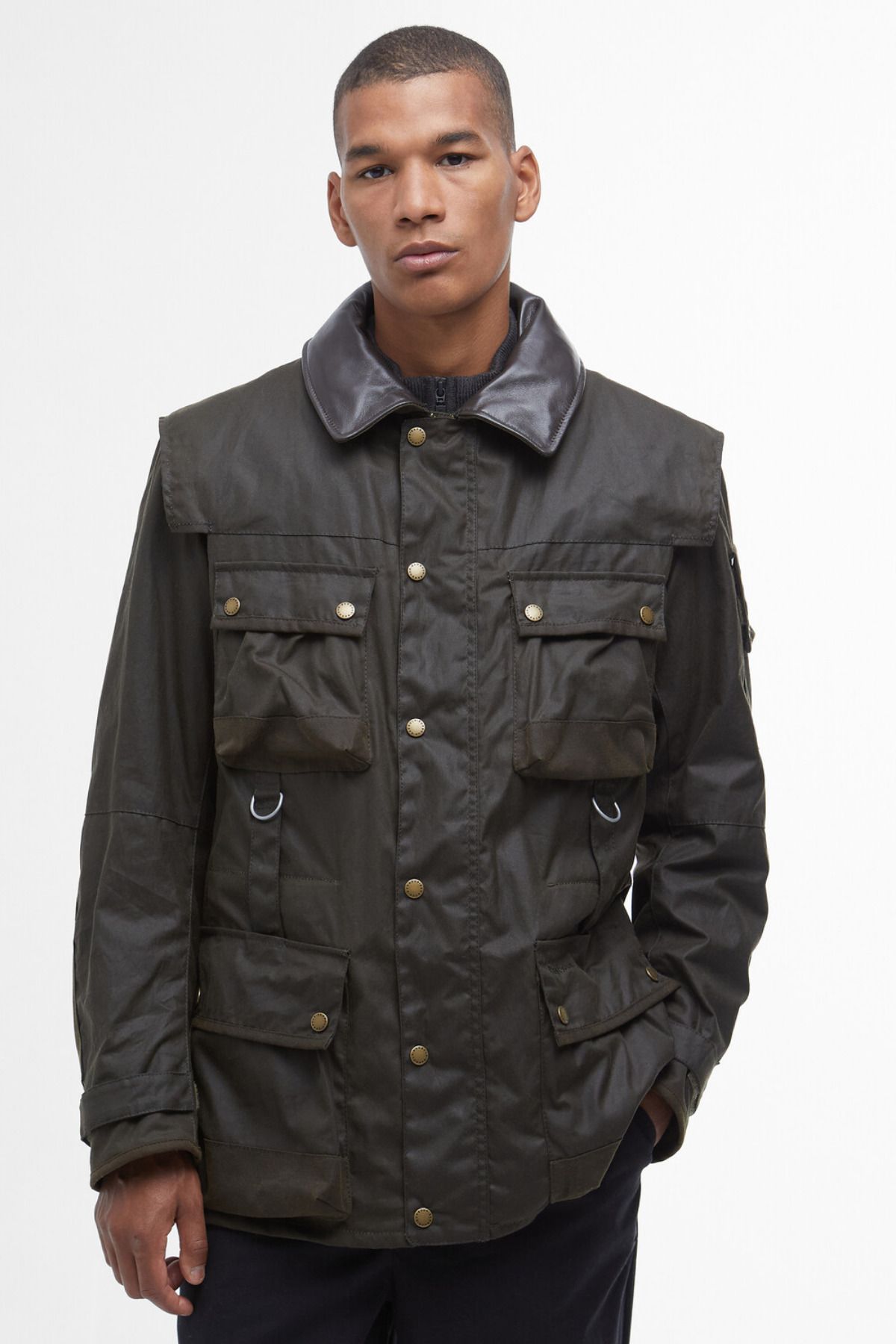 X To Ki To Field Oil Jacket Ol71 Olive Barbour