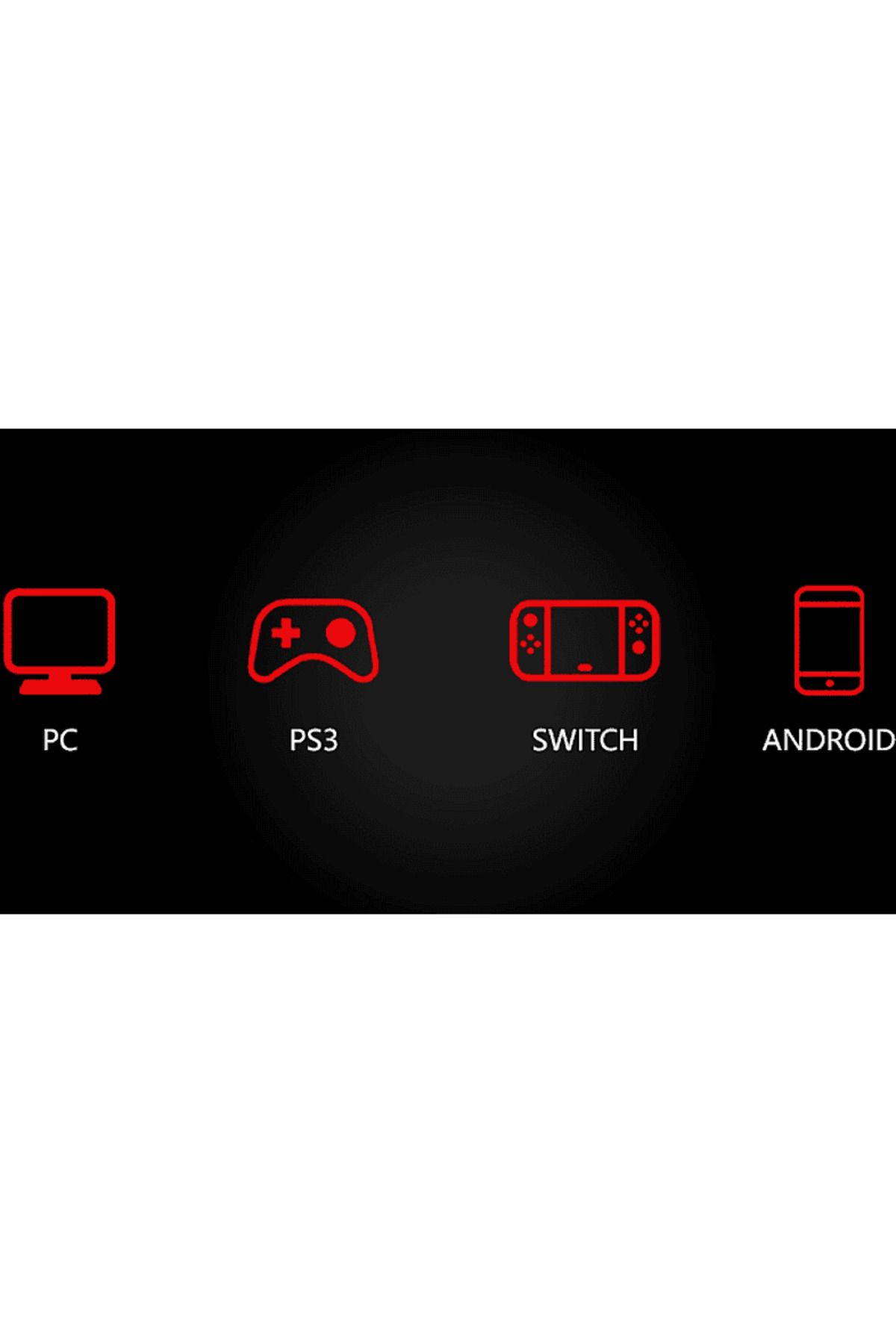 A4 Tech BLOODY GP30 USB PC Switch Android PS3 Kablolu Oyun Kolu Kırmızı