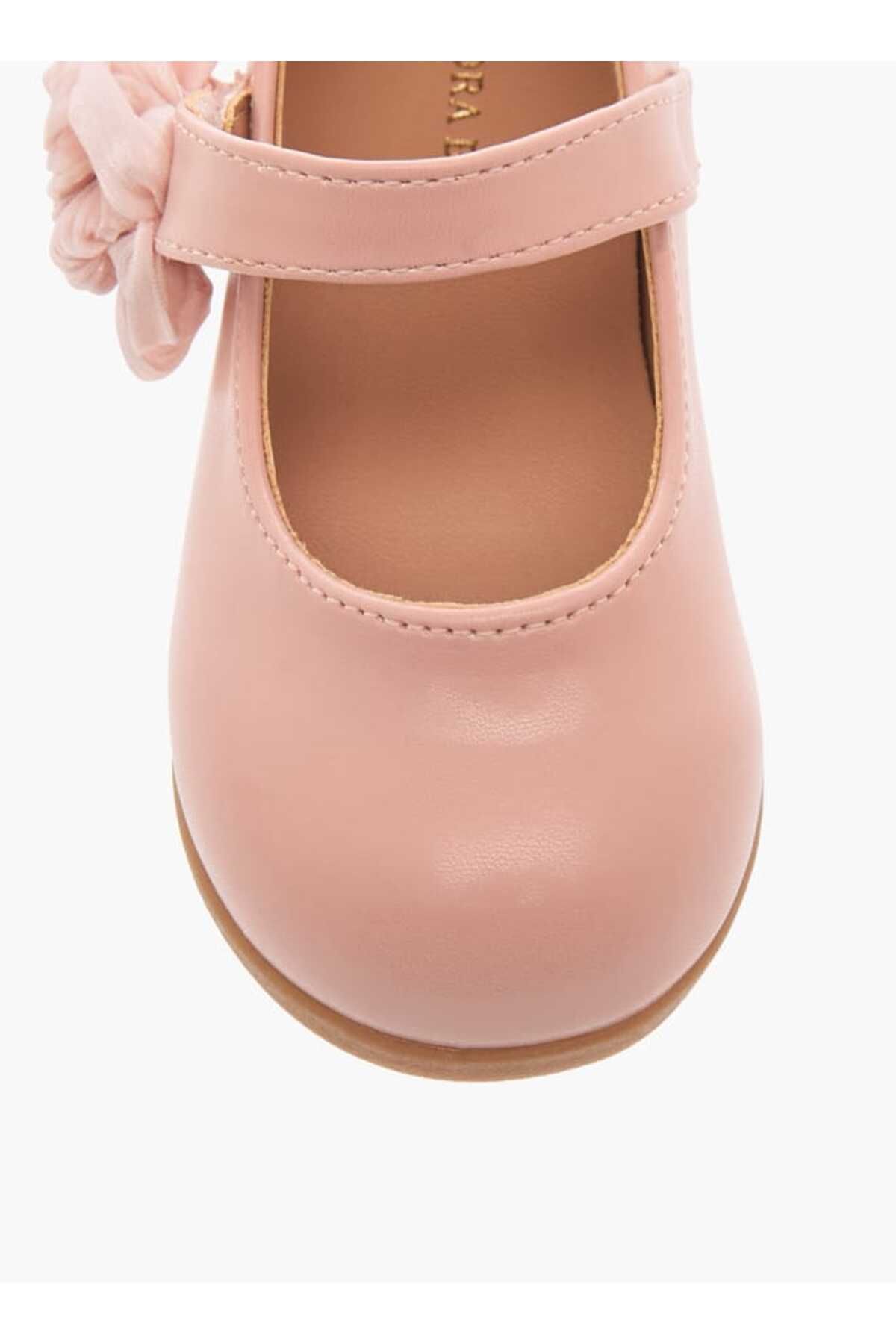 Flora Bella by Shoexpress-Flora Bella Accent Detail Mary Jane Shoes with Hook and Loop Closure 4