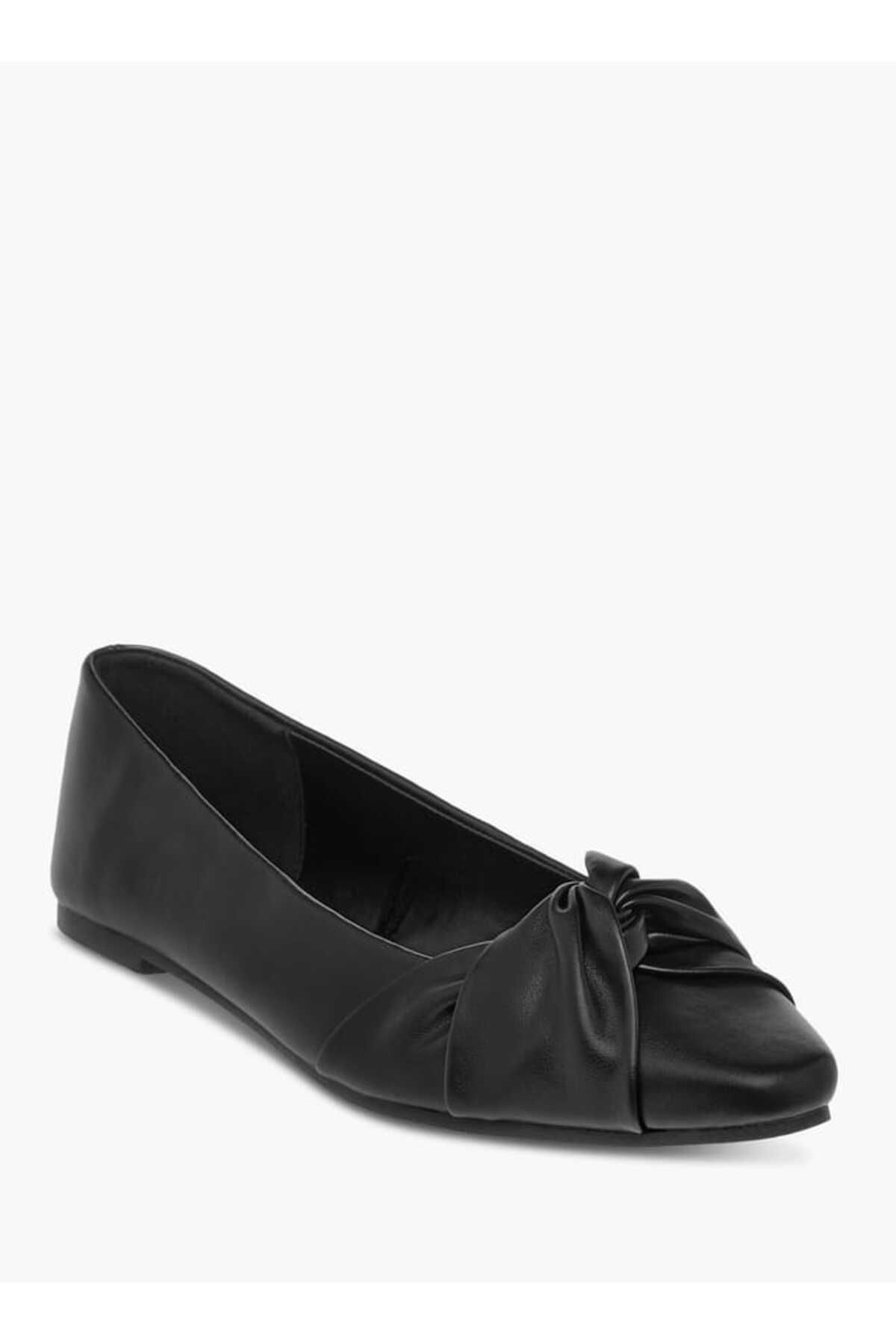 Flora Bella by Shoexpress-Flora Bella Knot Detail Slip-On Ballerina Shoes 2