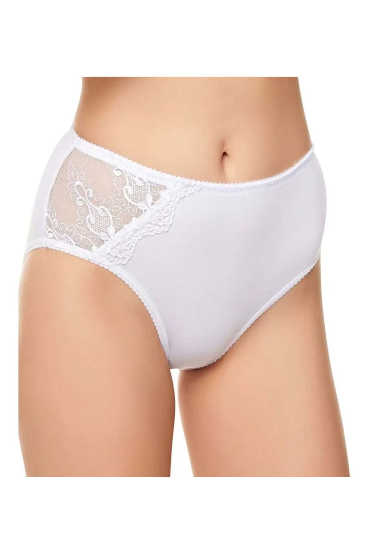 Belinay-Γυναικεία εσώρουχα White Modal Cotton Lyrca - Οικονομική Συσκευασία των 4 1