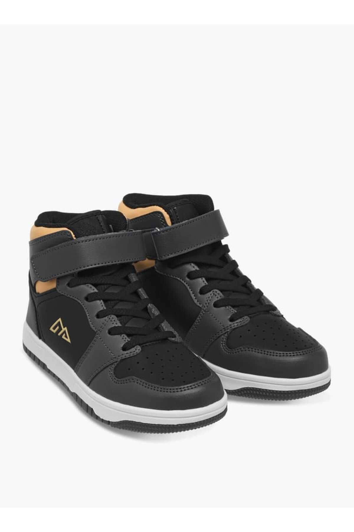 Oaklan by Shoexpress-Panelled High-Top Sneakers with Hook and Loop Closure 1
