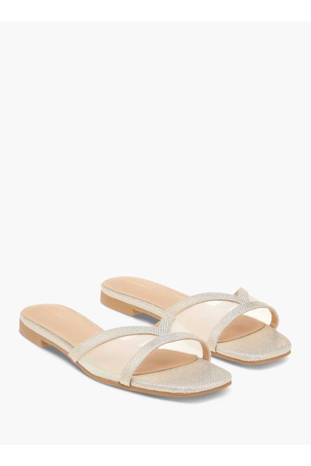 Flora Bella by Shoexpress-Flora Bella Textured Slip-On Sandals 1