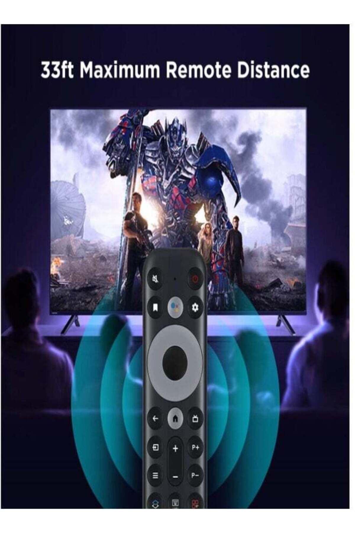 erorex-جهاز تحكم عن بعد بديل للاستخدام مع تلفزيون TCL -LED QLED 4K UHD Smart Android TV 8