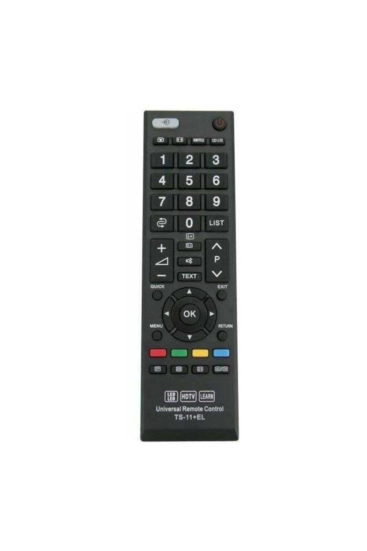 erorex-Universal Remote Control For All Toshiba Series LCD and LED Black 1