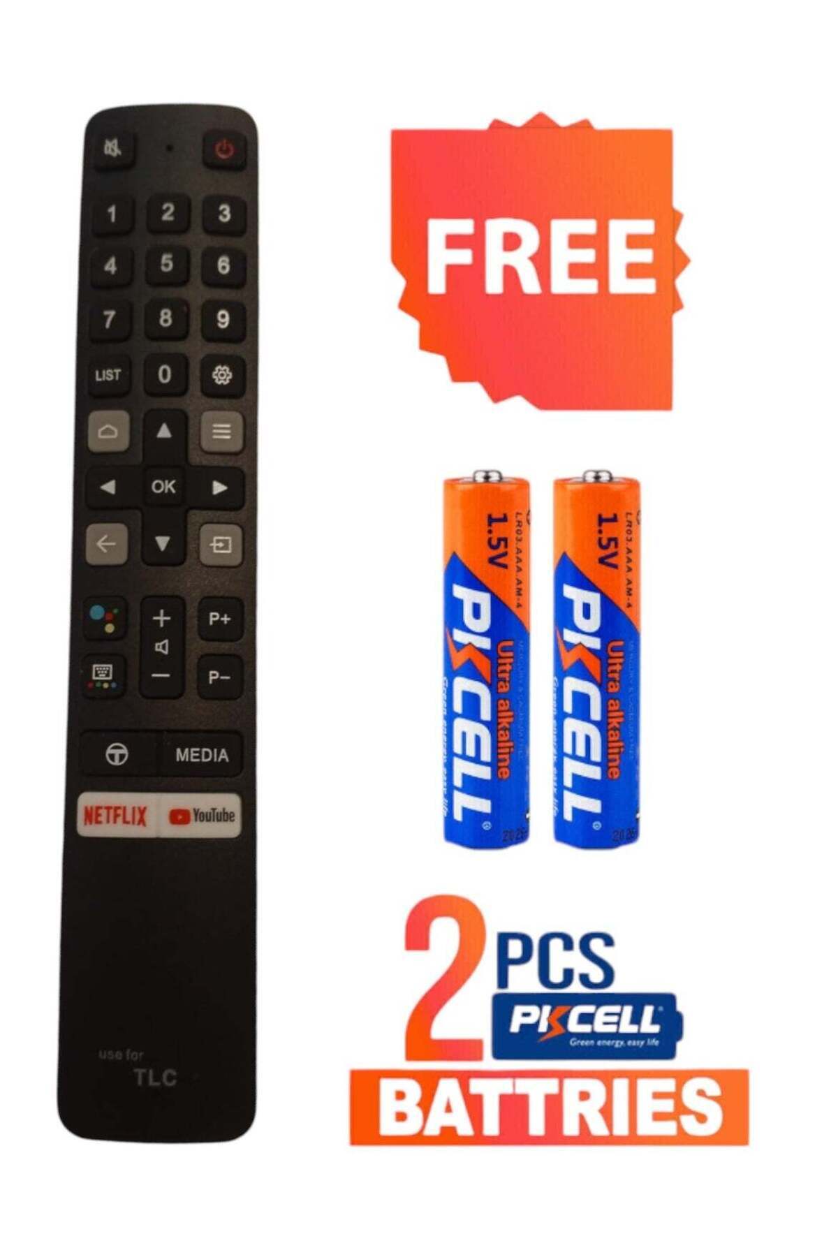 erorex-Remote Control fit for TCL Android Smart TV 1