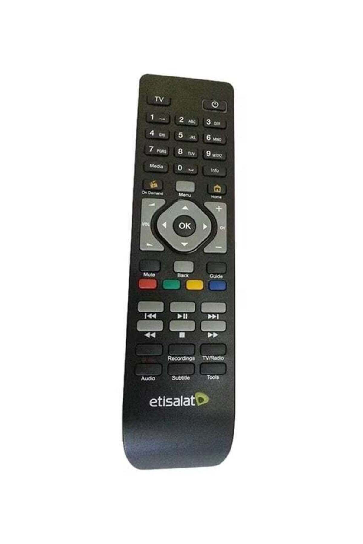 erorex-Compatible Elife Etisalat Remote Control For Receiver Universal Black 1