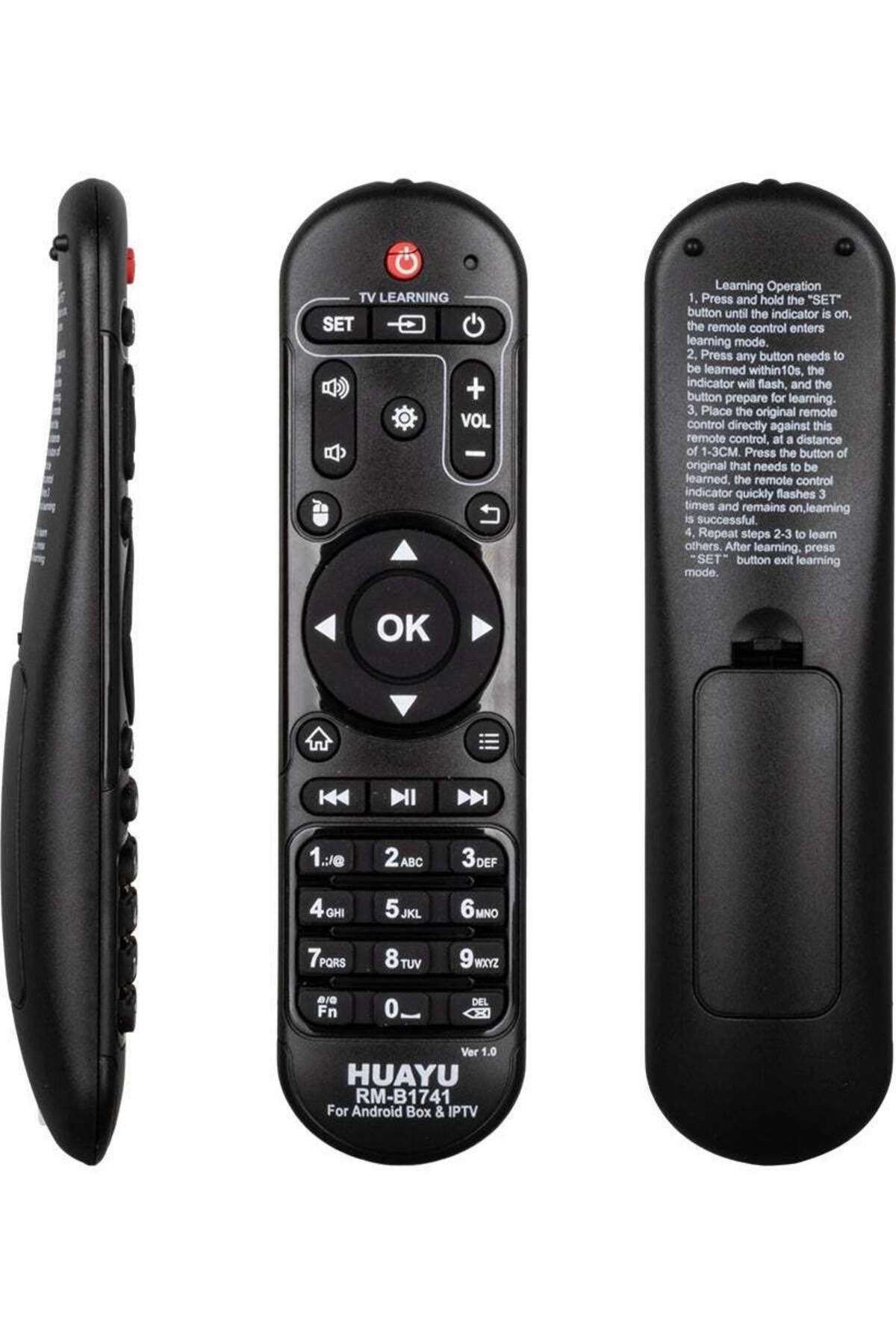 erorex-جهاز تحكم عن بعد ذكي قابل للترميز لـ Huayu Kr RM-B1741 لتلفزيون Android العالمي 1