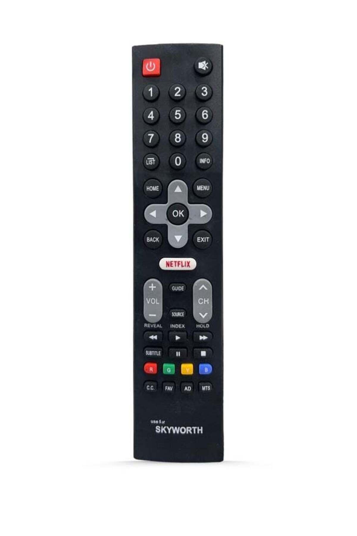 erorex-Replacement Remote Control for Skyworth Smart LCD LED TV with Netflix and YouTube App 1