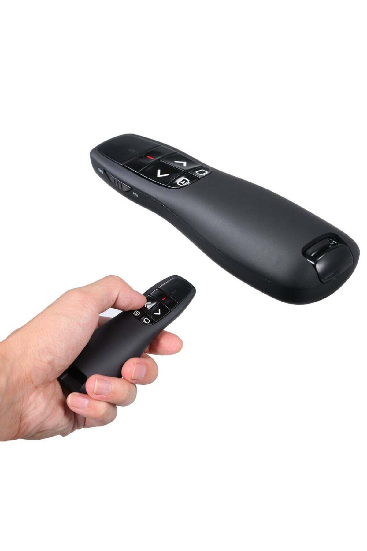 erorex-2.4G Wireless PPT Powerpoint Clicker With USB Receiver Remote Control Flip Pen Black 3