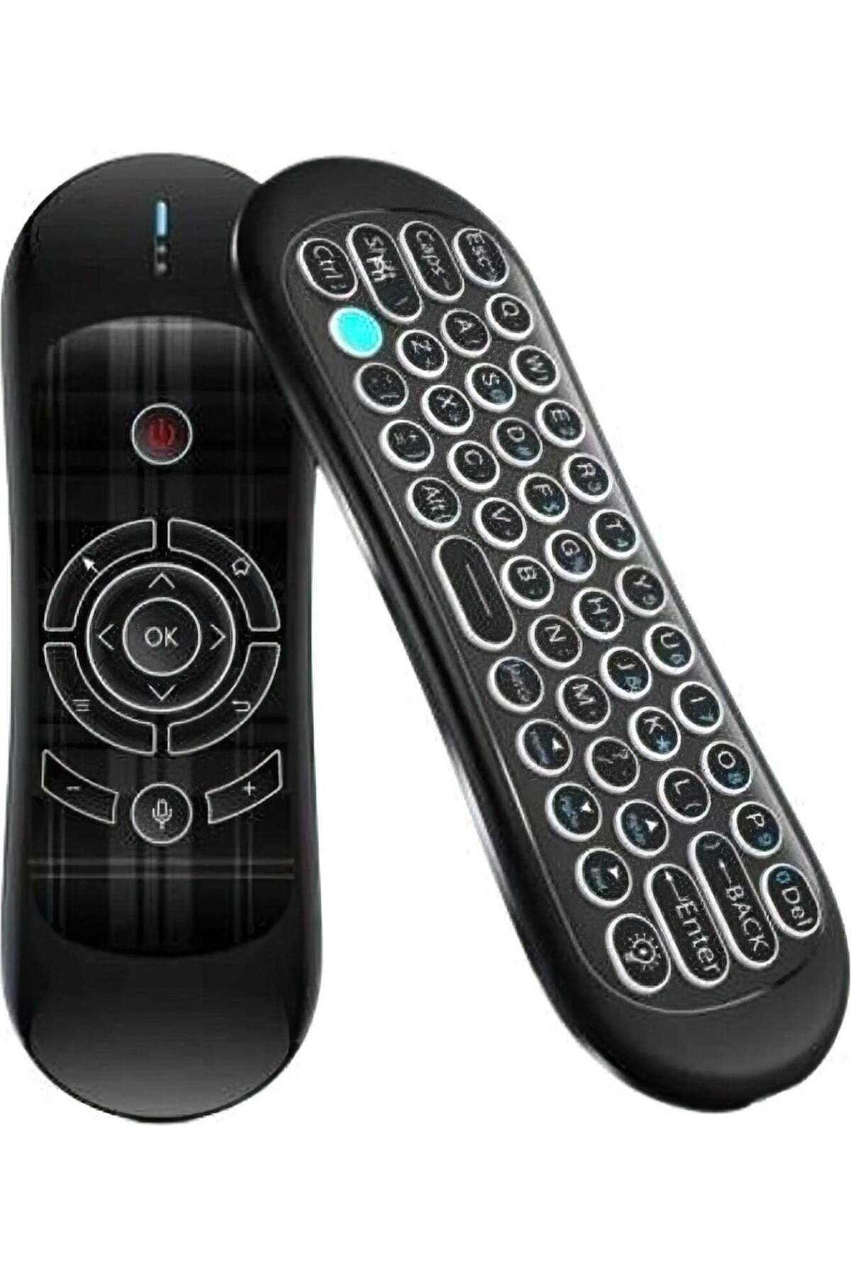 erorex-Wechip R2 Rechargeable/keyboard/air Remote Control (Compatible with TV Box-Android TV-PC-Projector) 1