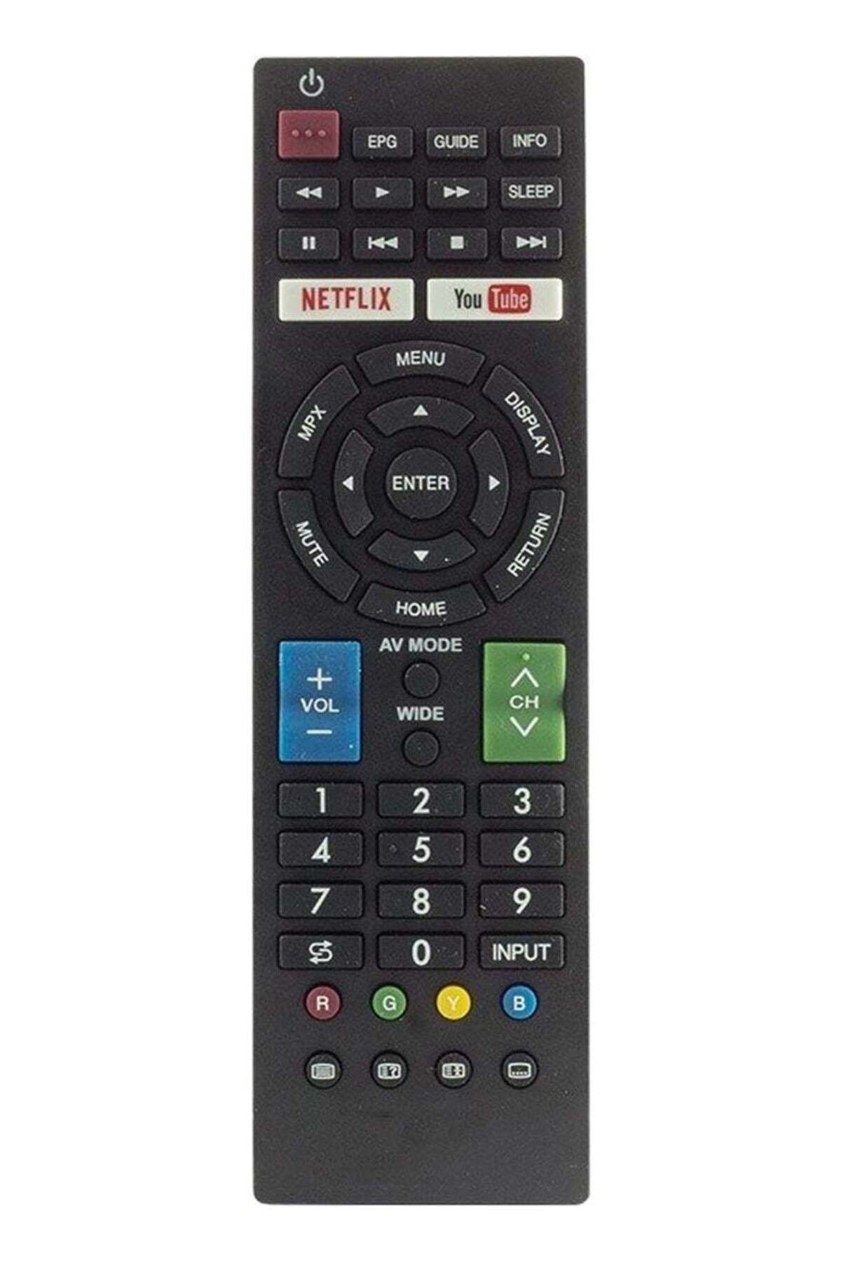 erorex-جهاز تحكم عن بعد LCD LED مع زر Netflix Youtube Sharp RM-L1346 1