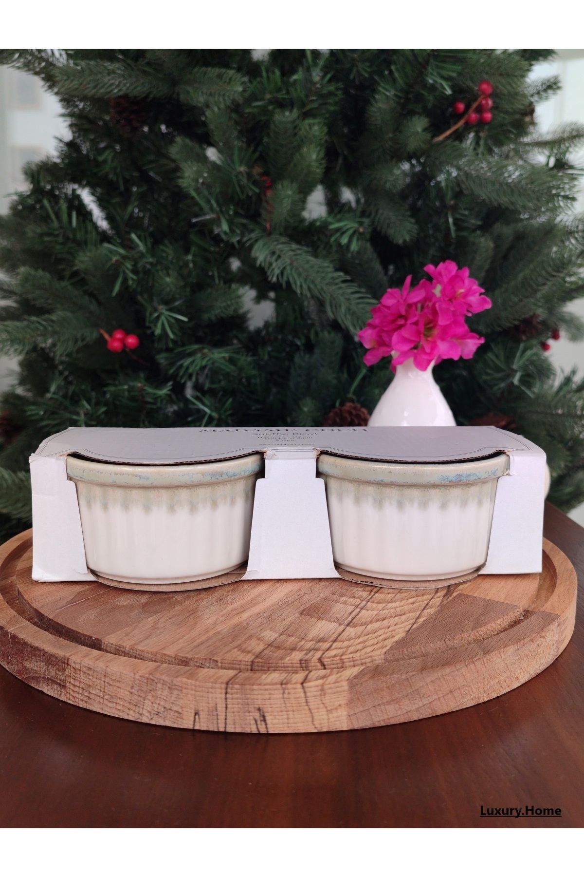 Kleby 2’li Sufle Kabı-Krem/Soil - 5