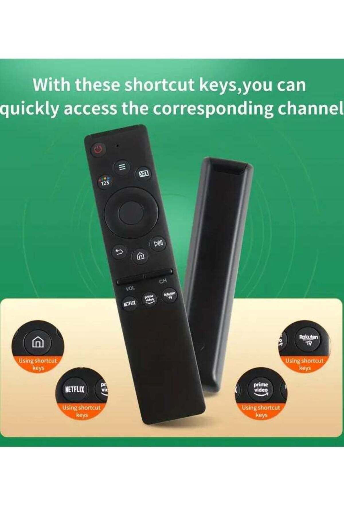 erorex-Tcl Smart Tv Replacement Remote Control Compatible With Lcd and Led Models 3
