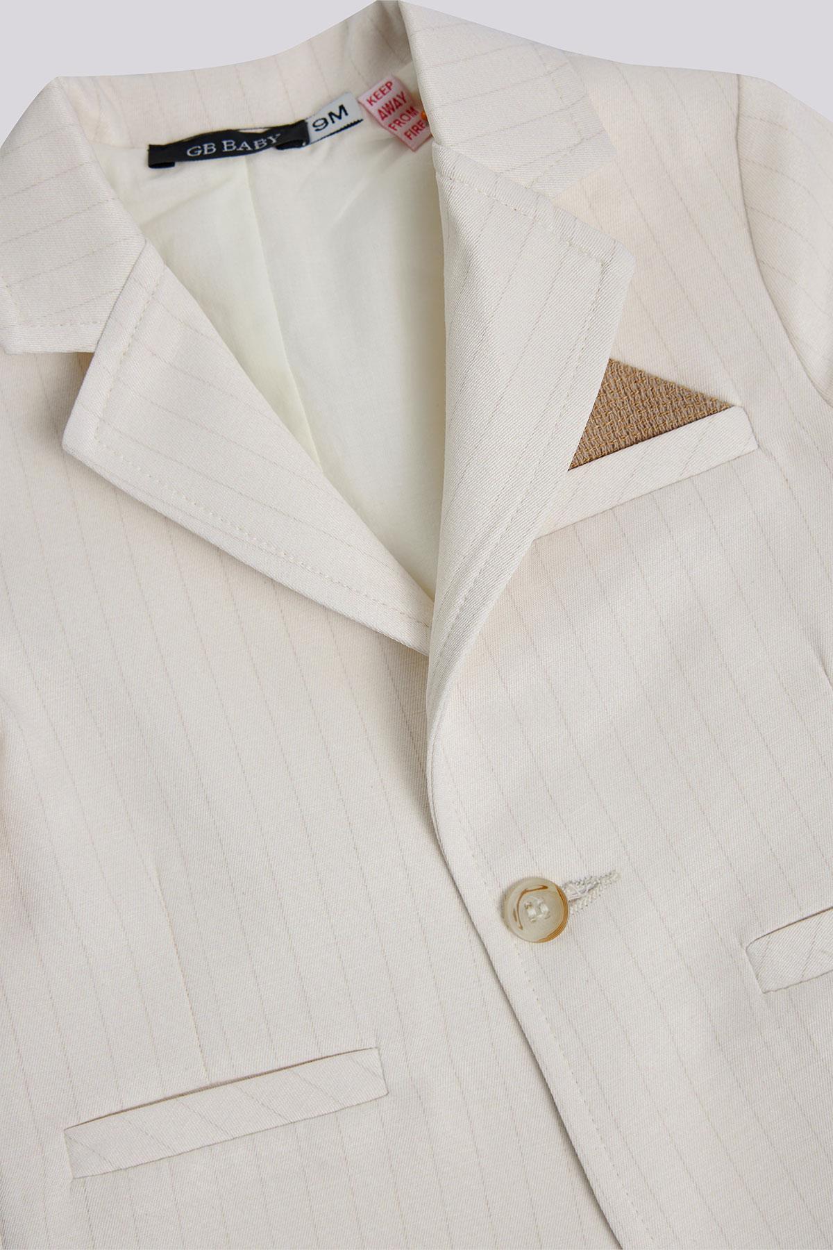 GB Baby BG Store Erkek Bebek Bej Ceket fotoğrafı 3 (önizleme)