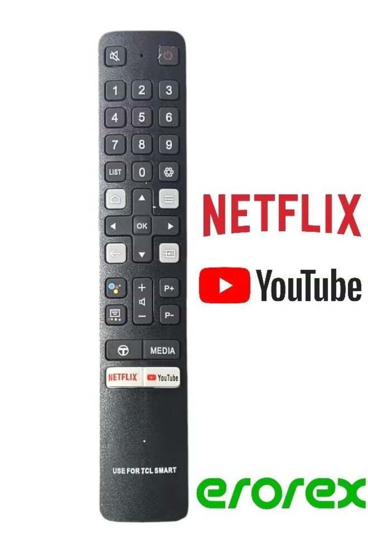 erorex-جهاز التحكم الصوتي البديل – متوافق مع تلفزيون Tcl الذكي الذي يعمل بنظام Android 3